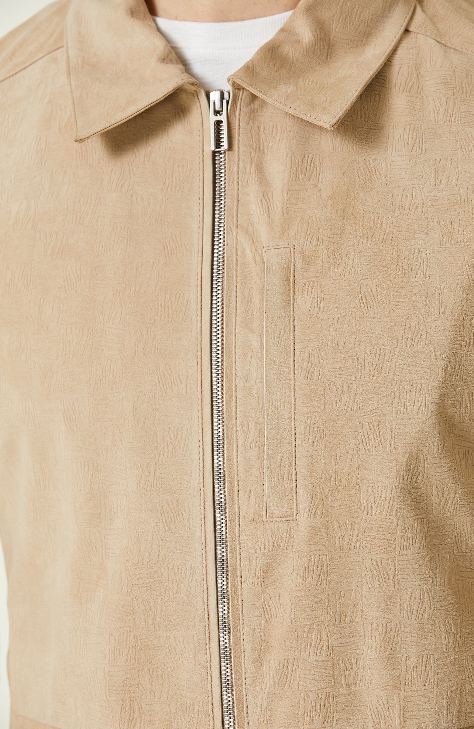  Limited Bej Süet Mont