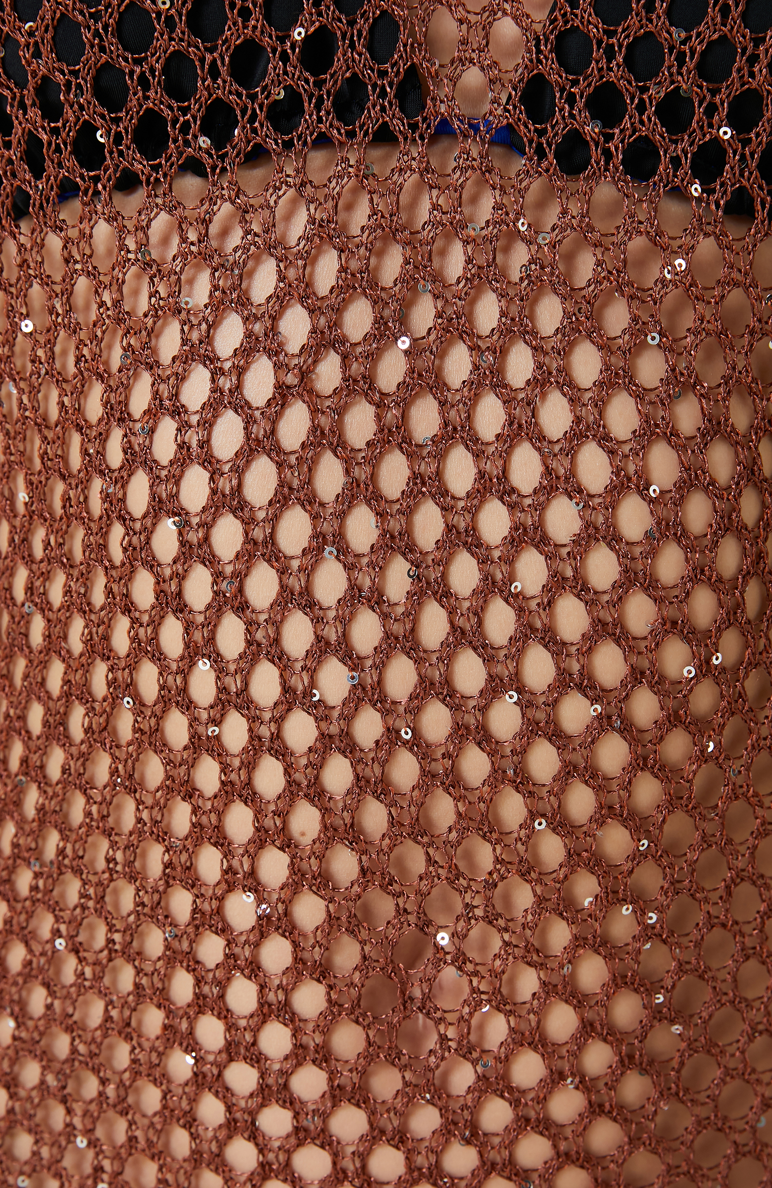 Kahverengi Plaj Elbisesi