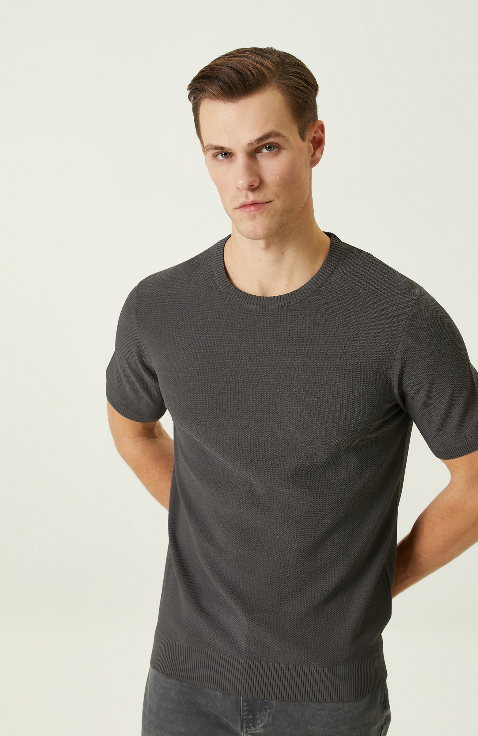 Antrasit Jakarlı Kazak