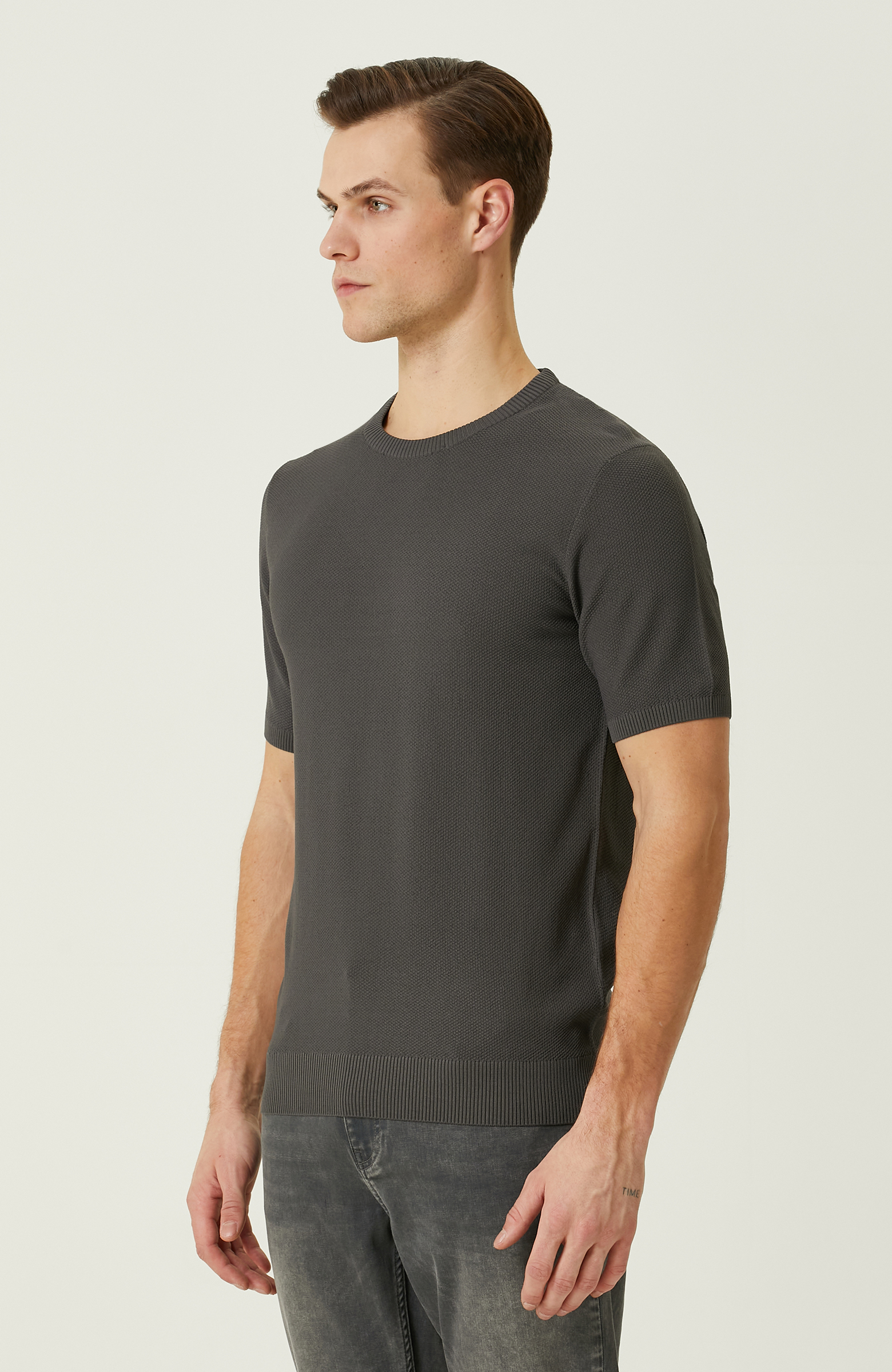 Antrasit Jakarlı Kazak