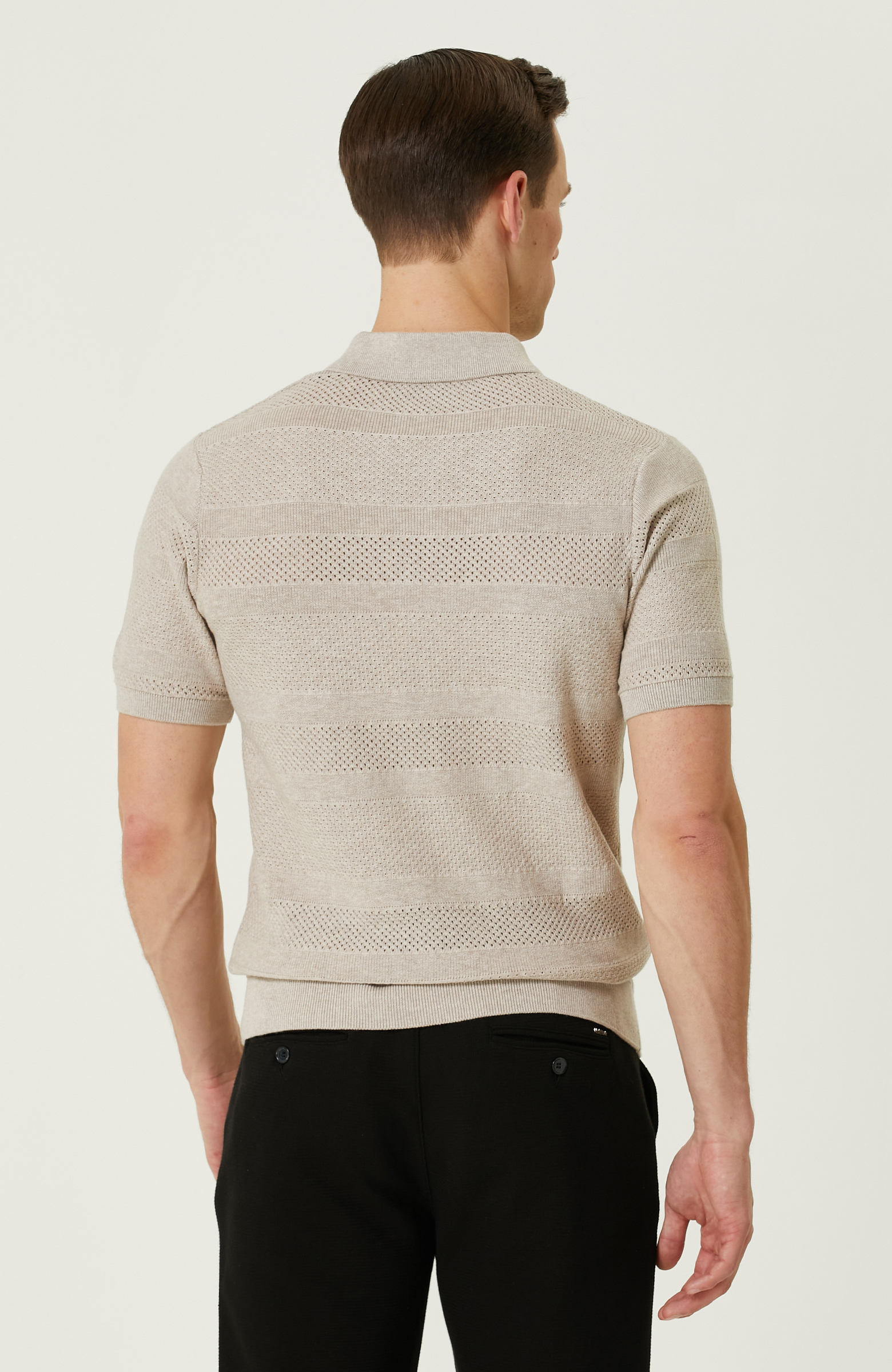 Naturel Polo Yaka Kazak