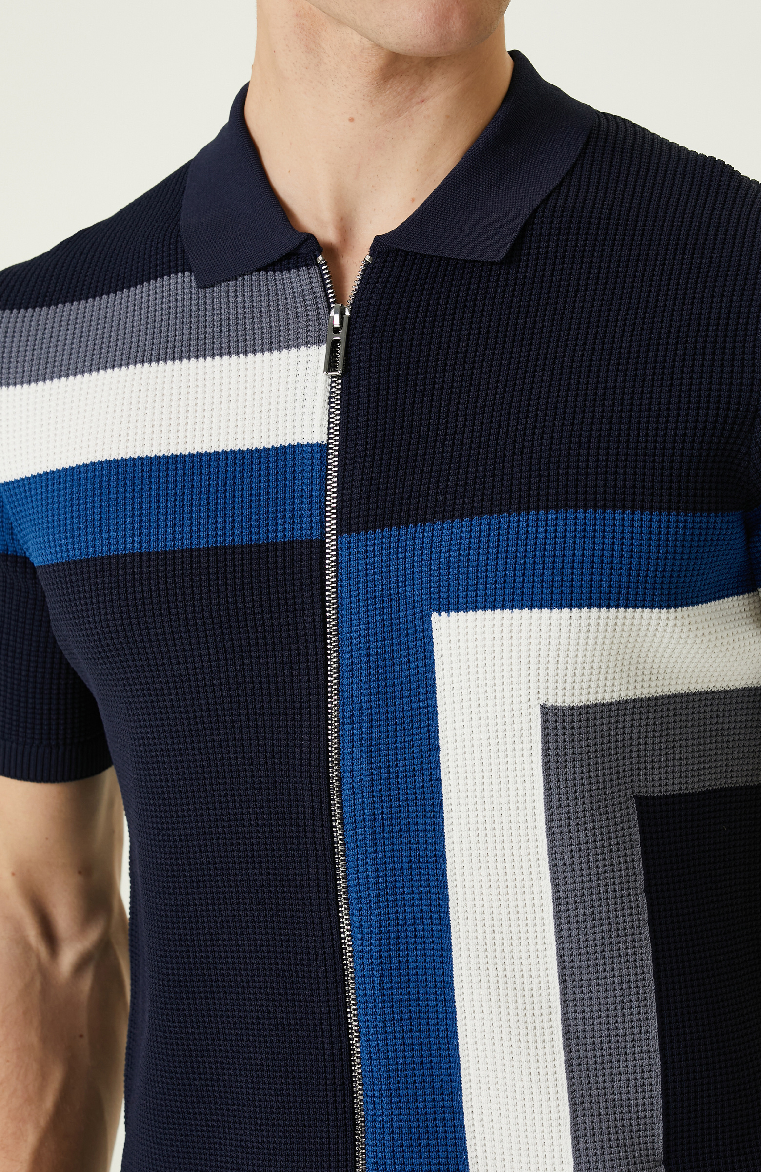  Lacivert Triko Gömlek