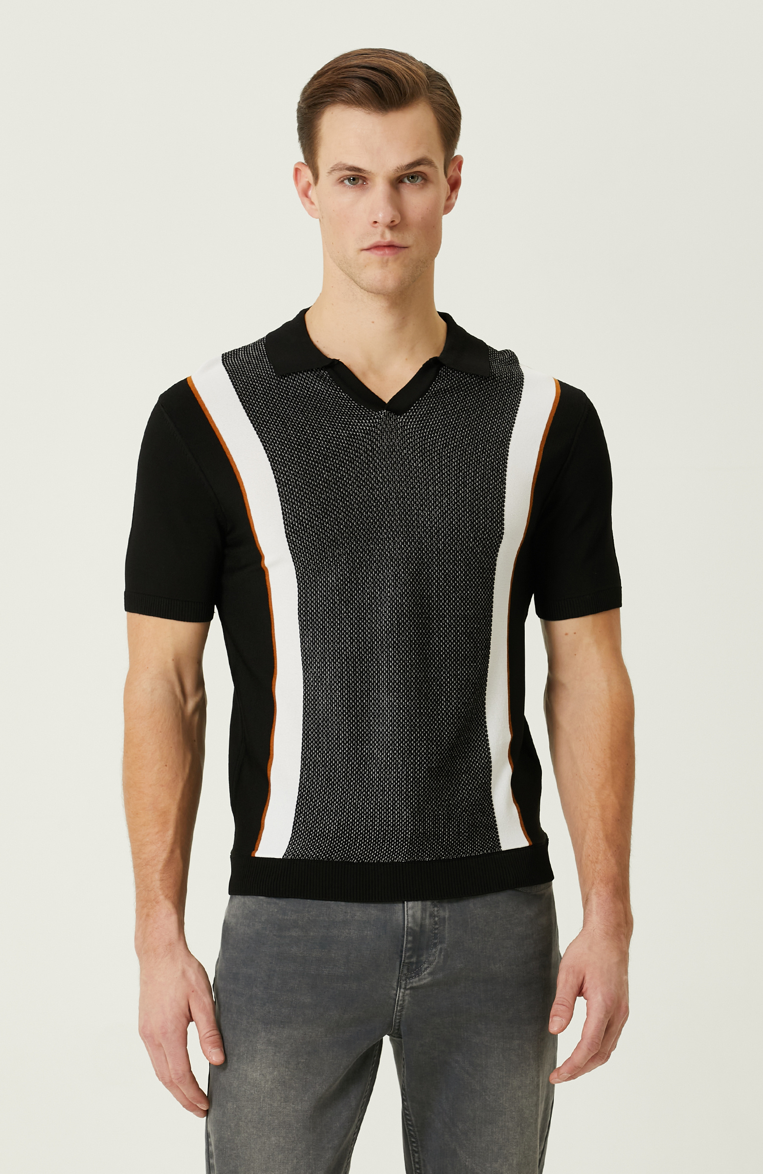  Siyah Polo Yaka T-Shirt