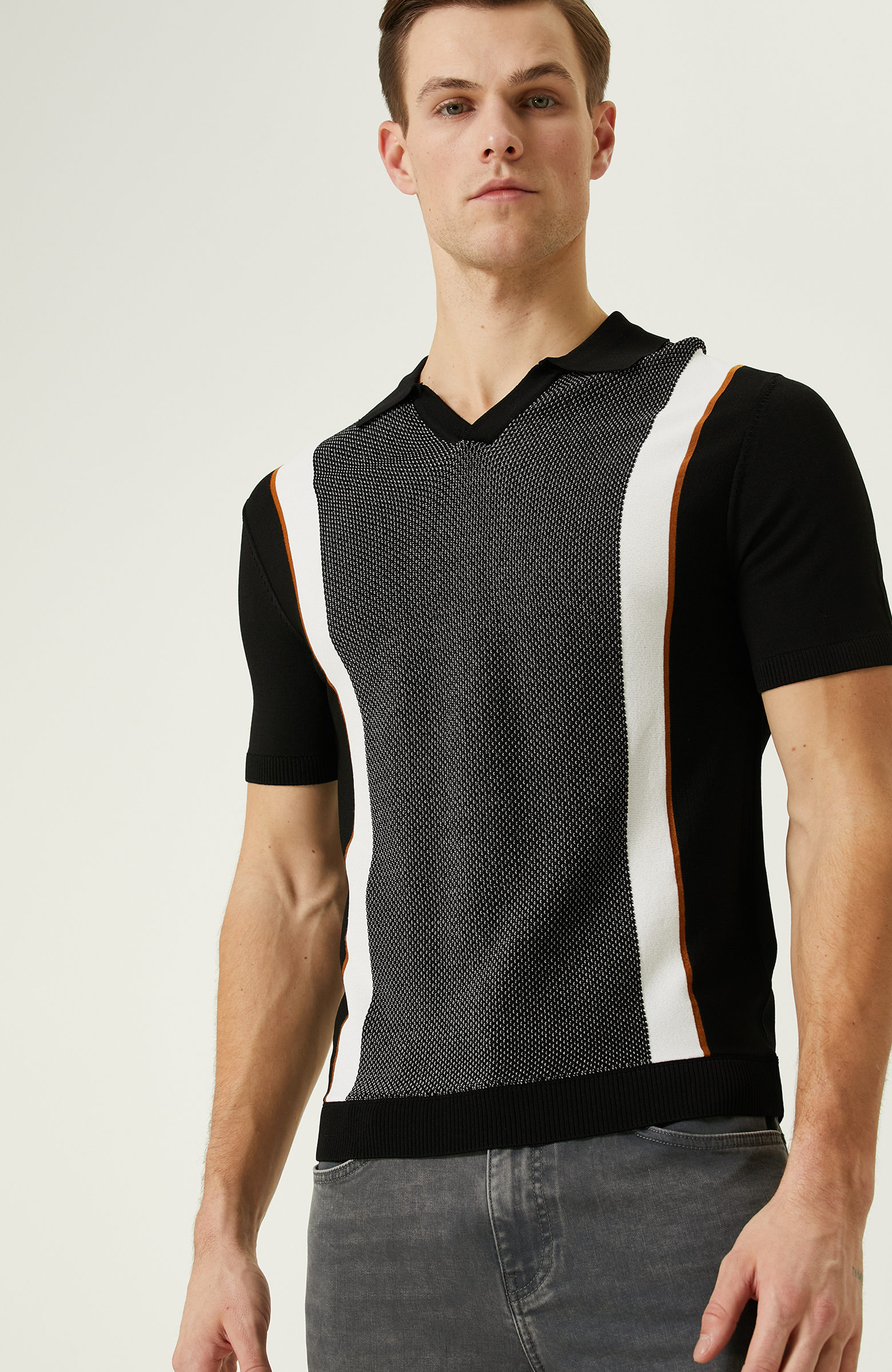  Siyah Polo Yaka T-Shirt