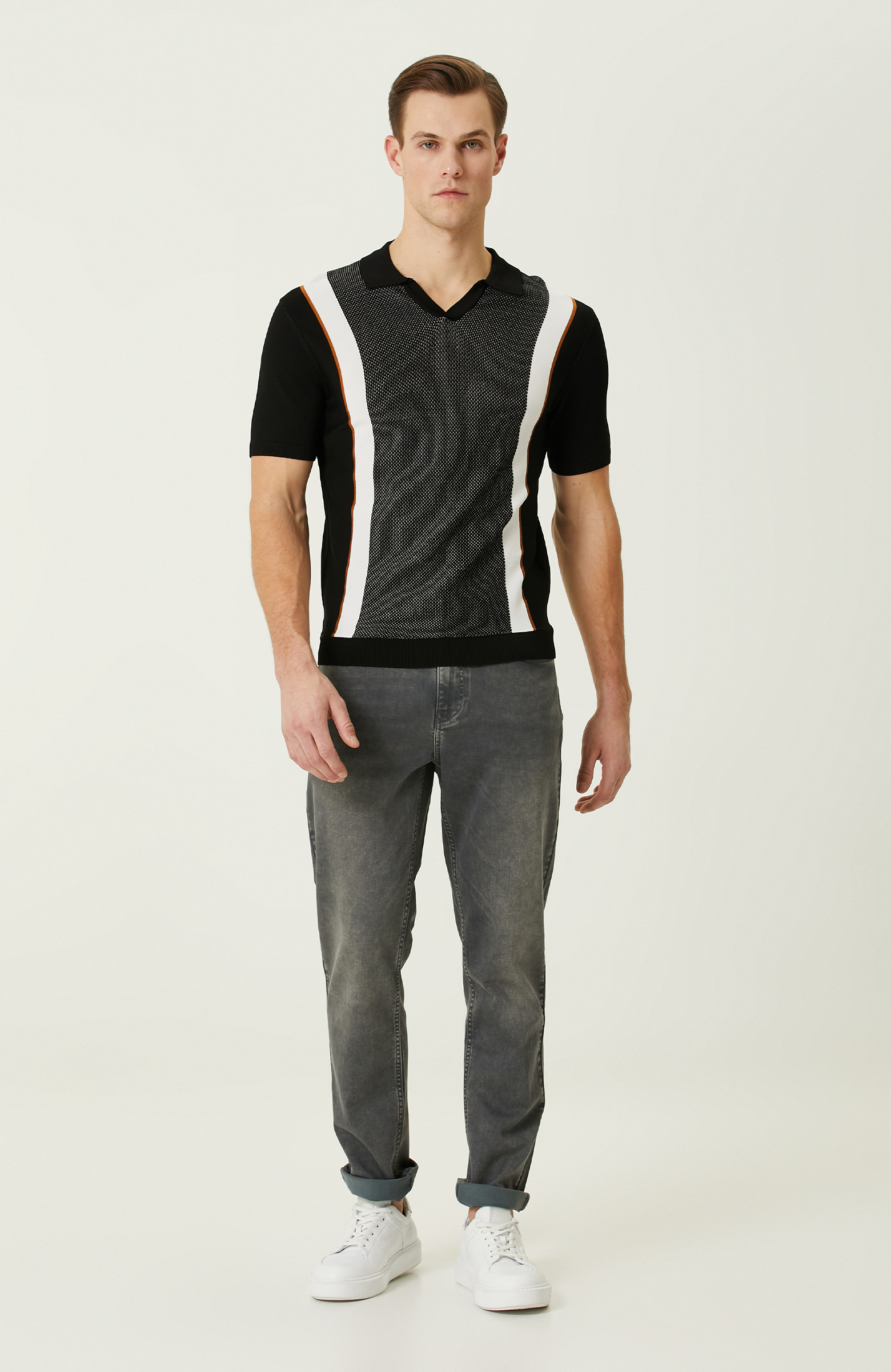  Siyah Polo Yaka T-Shirt