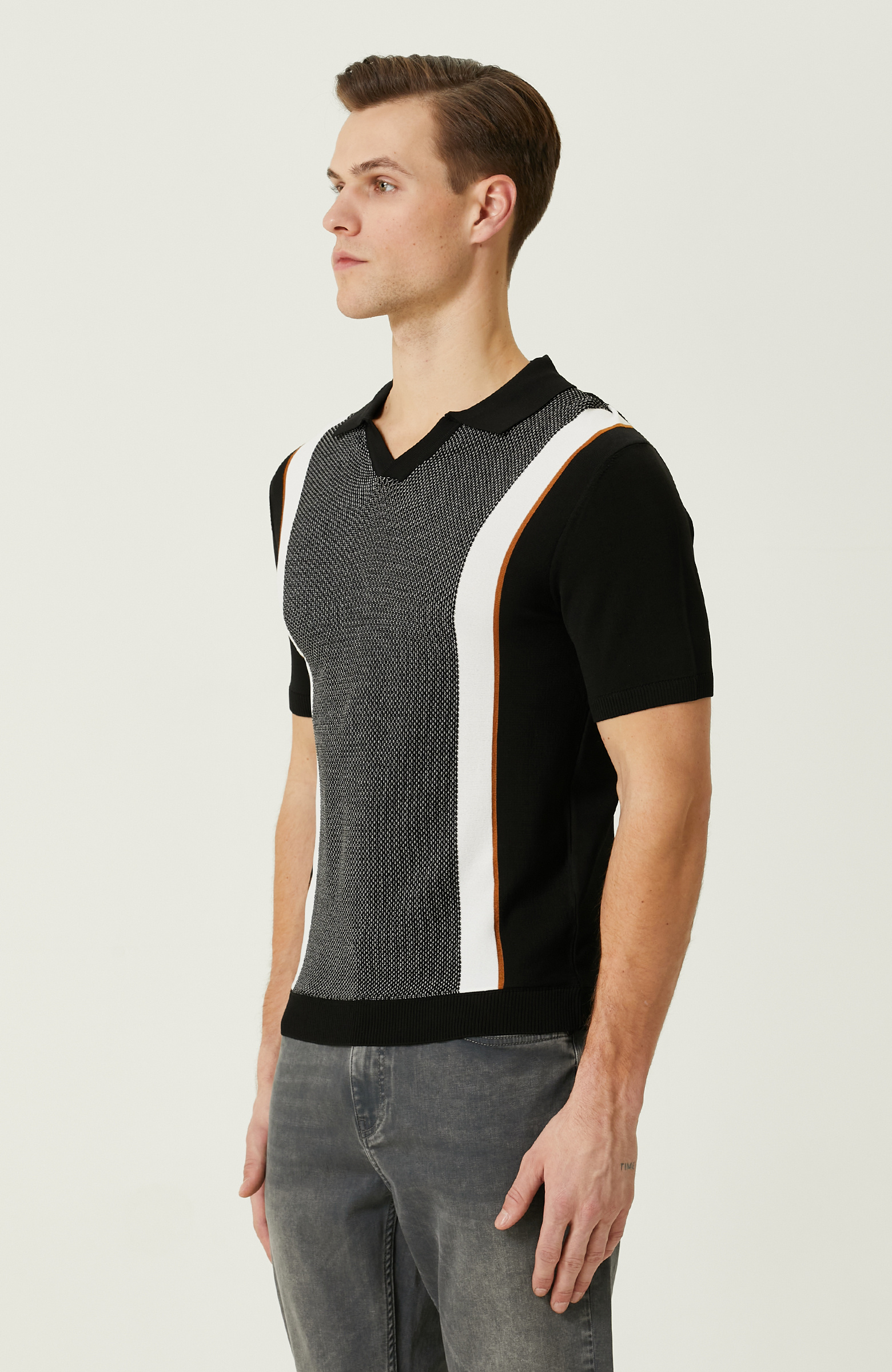  Siyah Polo Yaka T-Shirt