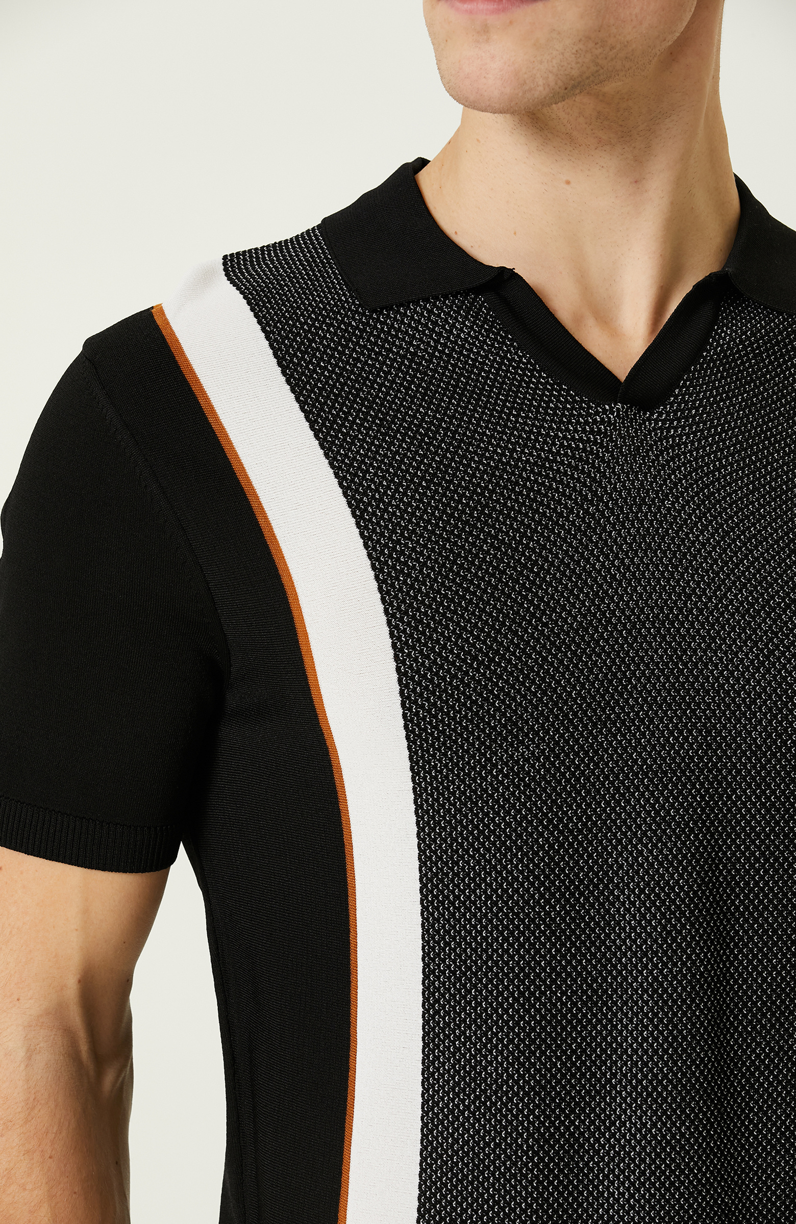  Siyah Polo Yaka T-Shirt