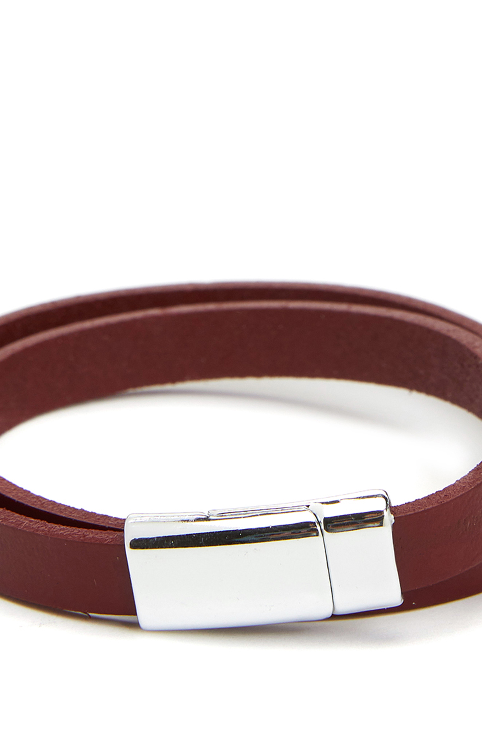 Bordo Erkek Bileklik