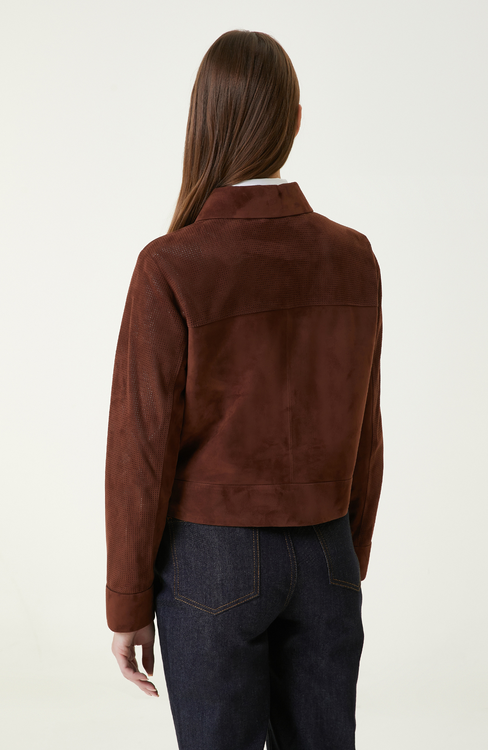 Brown Leather Coat