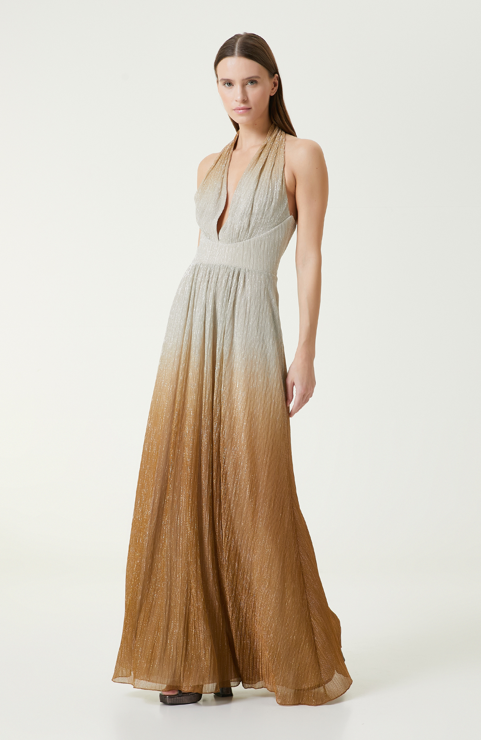 Limited Gold Abiye Elbise