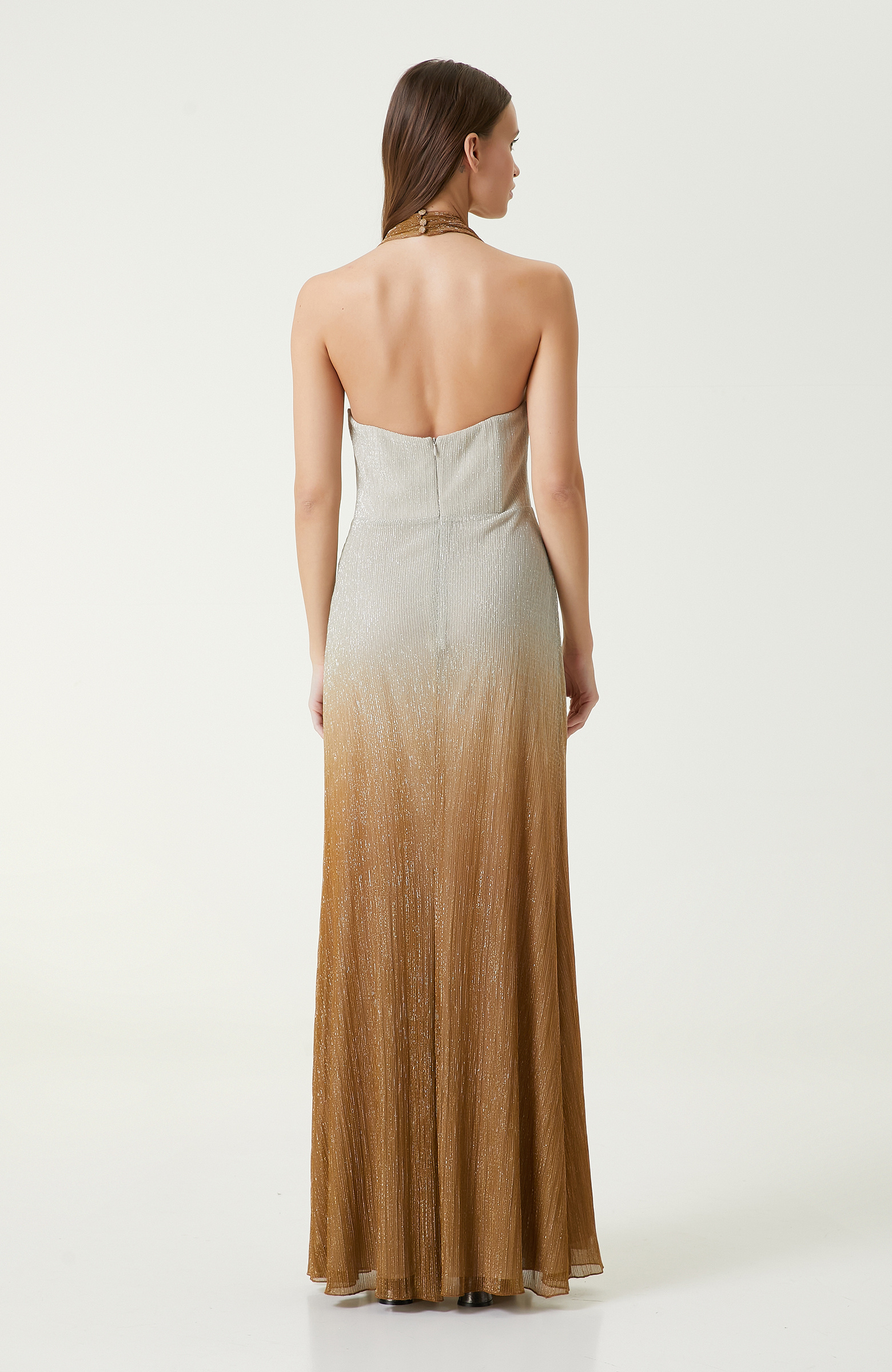 Limited Gold Abiye Elbise