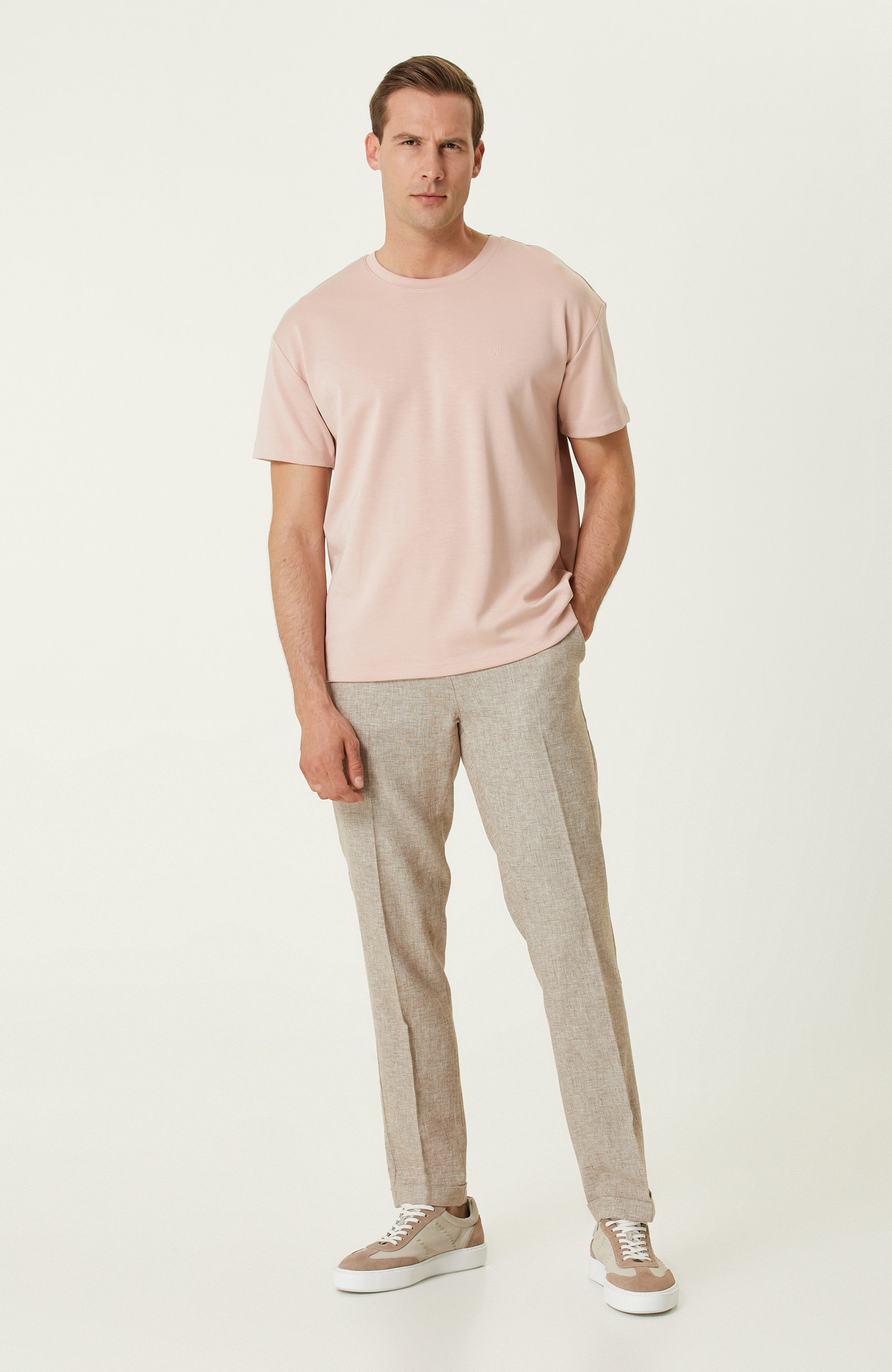 Vizon Keten Pantolon