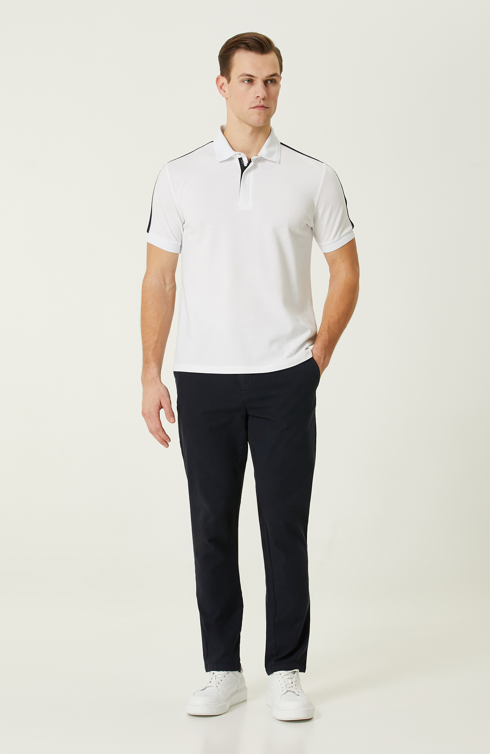 Lacivert Casual Pantolon