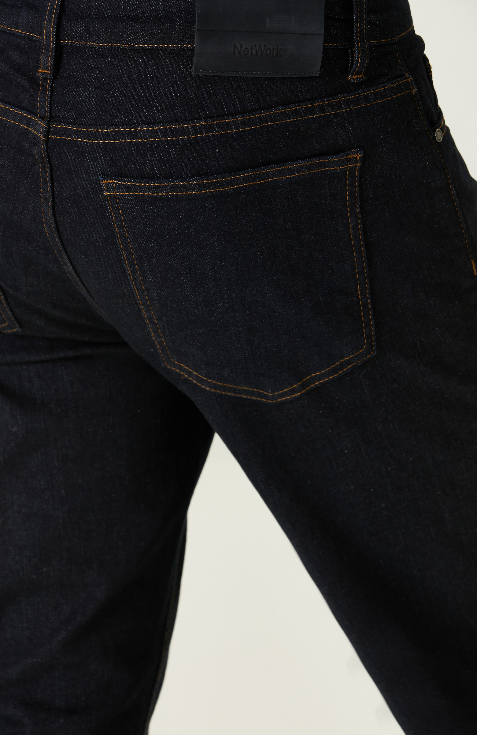 Lacivert Denim Pantolon