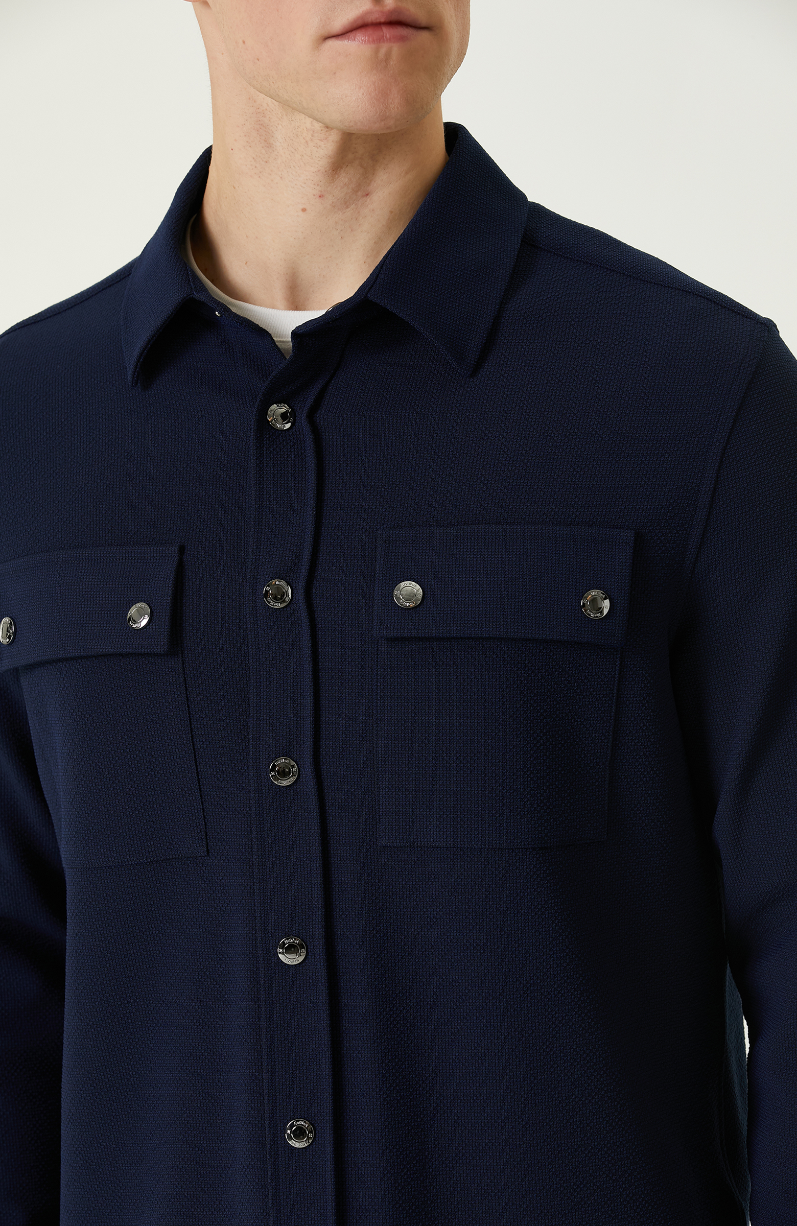 Lacivert Dış Gömlek