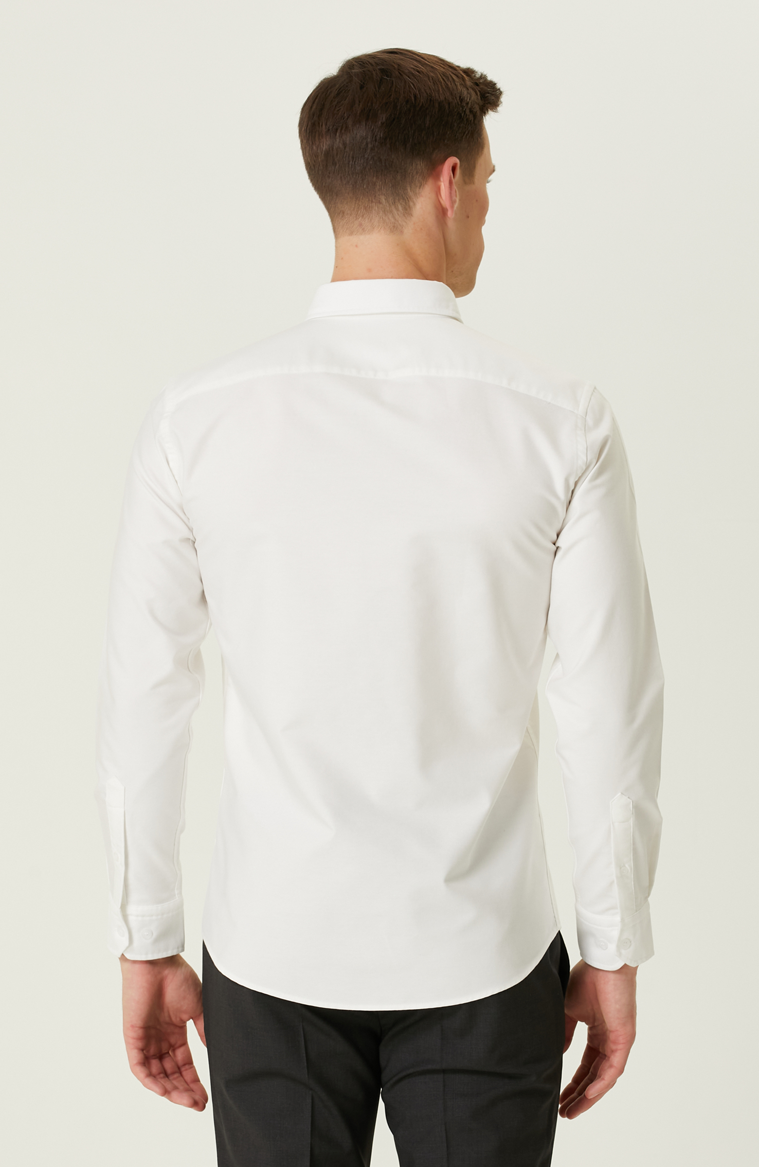 Beyaz Oxford Gömlek