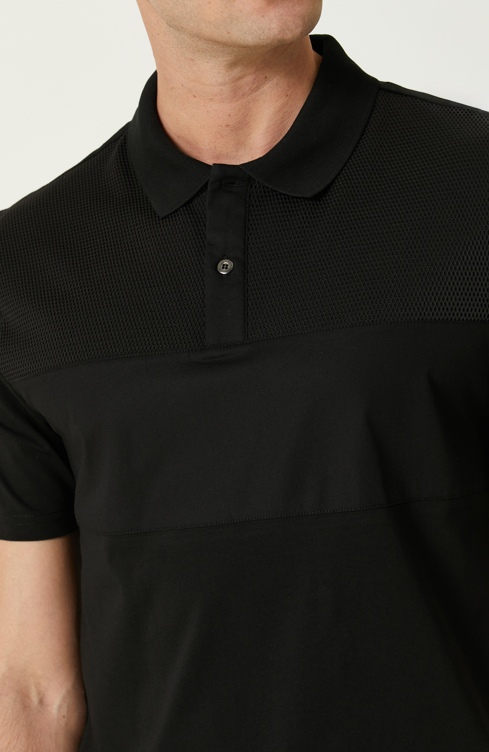 Siyah Polo Yaka T-shirt