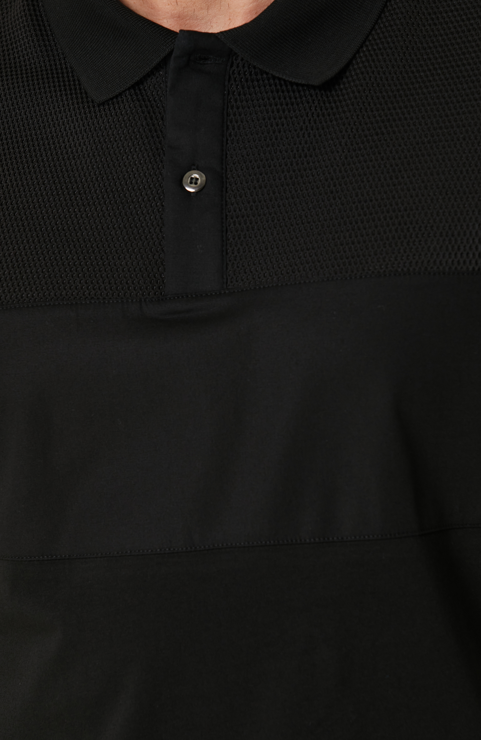 Siyah Polo Yaka T-shirt