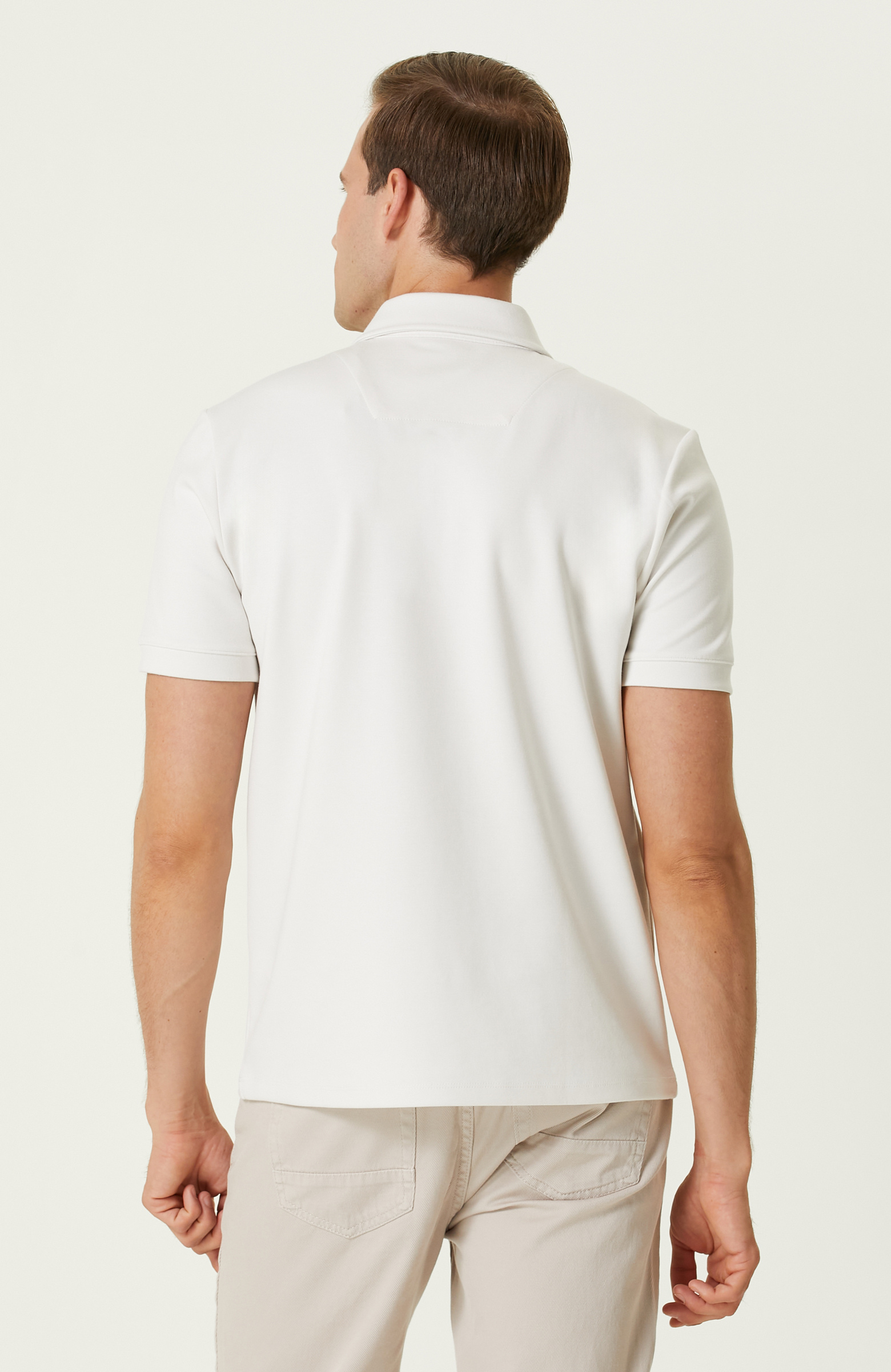 Ekru Polo Yaka T-shirt