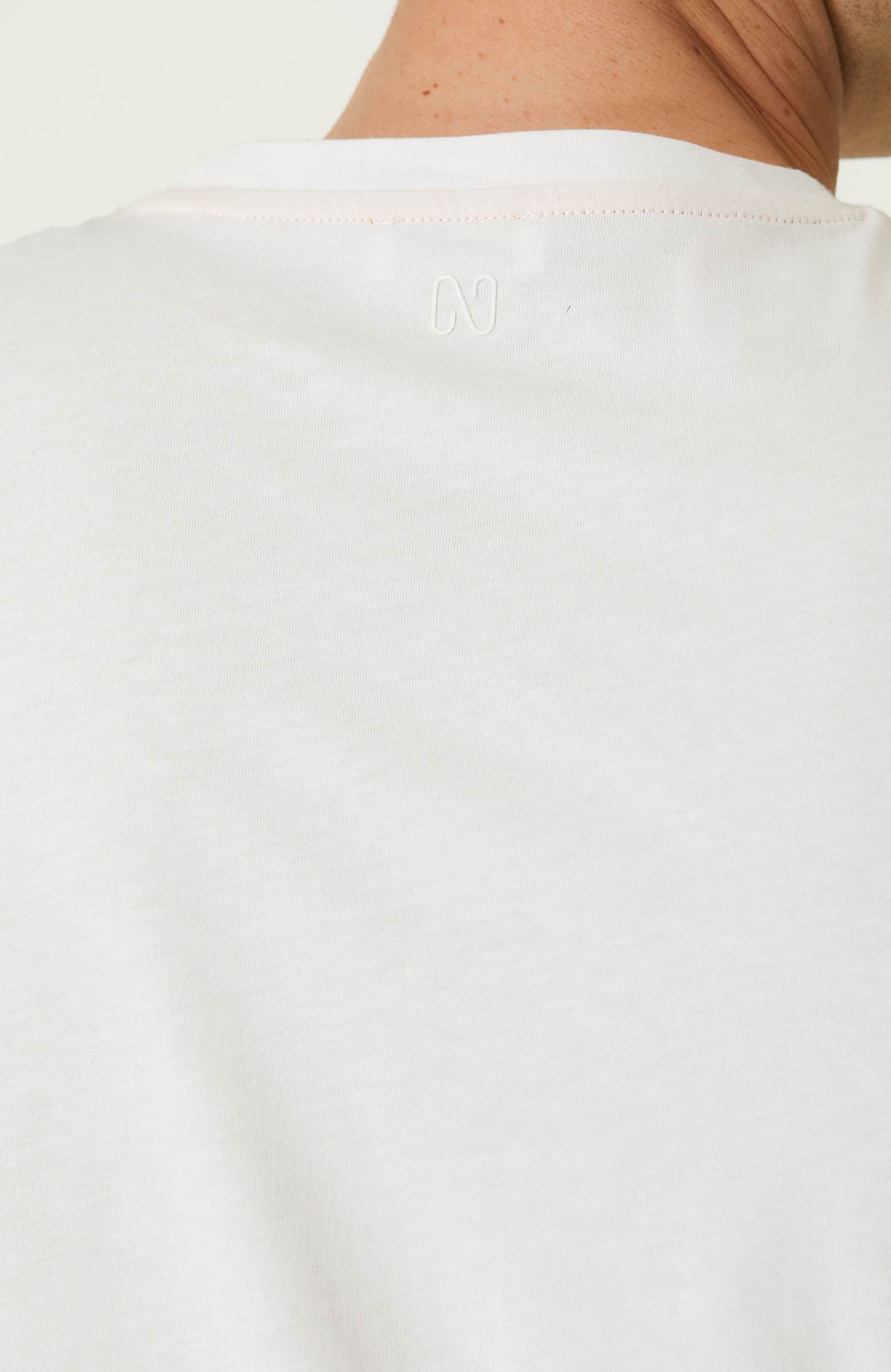 Ekru Baskılı T-shirt