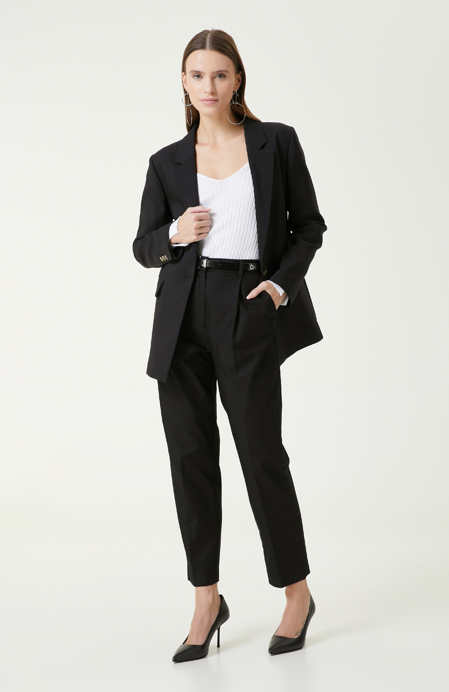 Siyah Basic Blazer