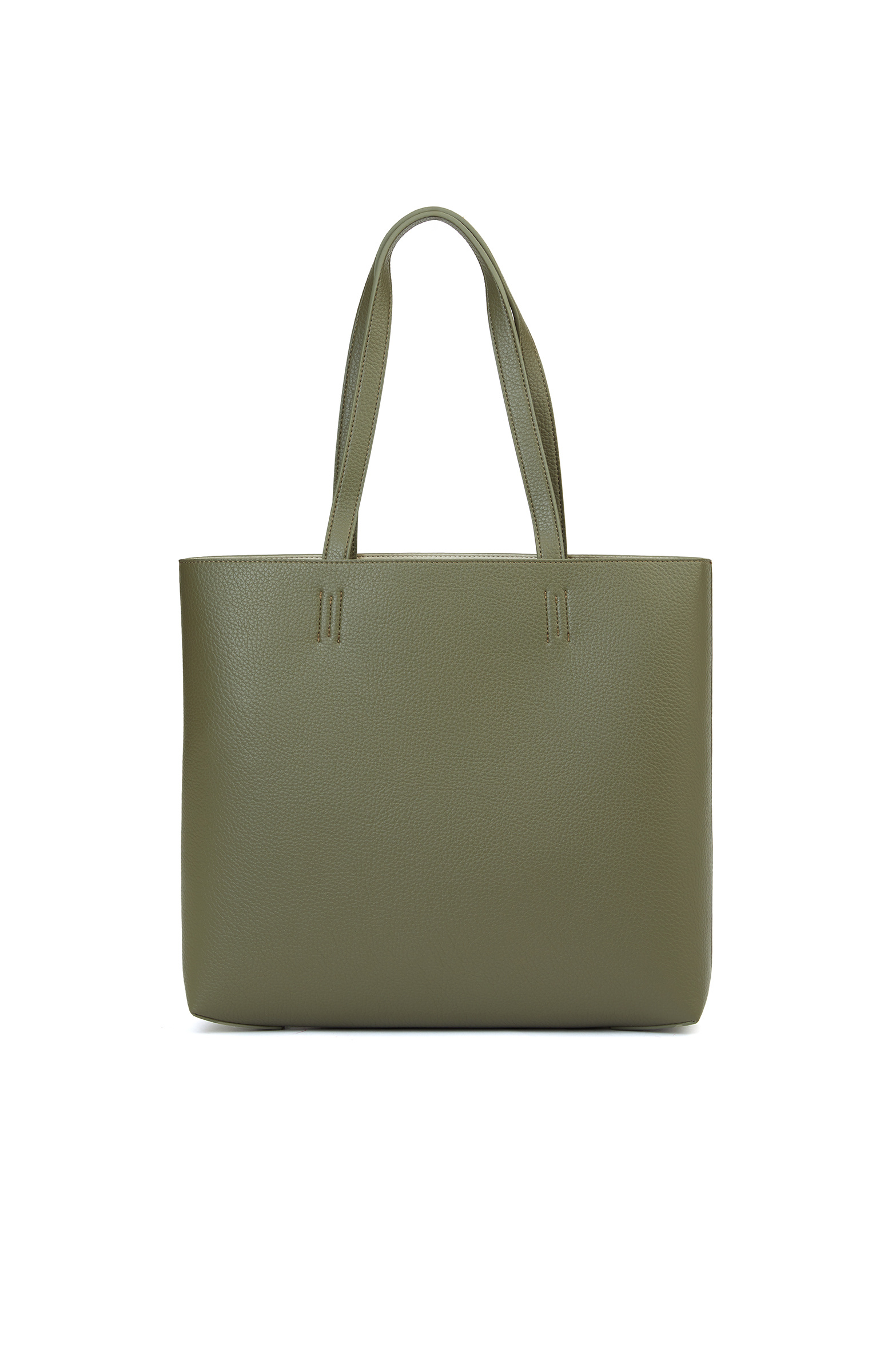 Bej Haki Çift Taraflı Kadın Çanta