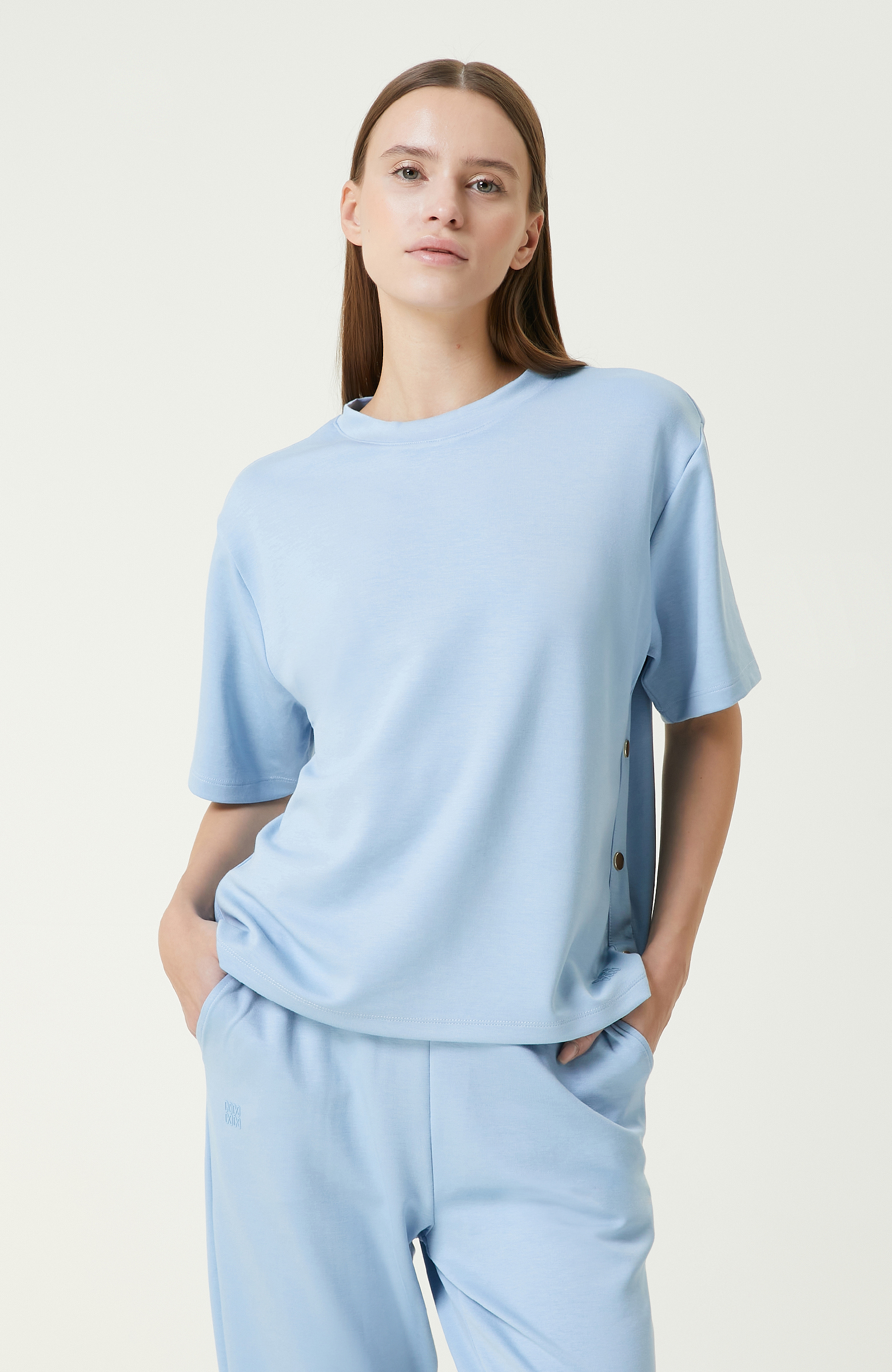 Açık Mavi Sweatshirt