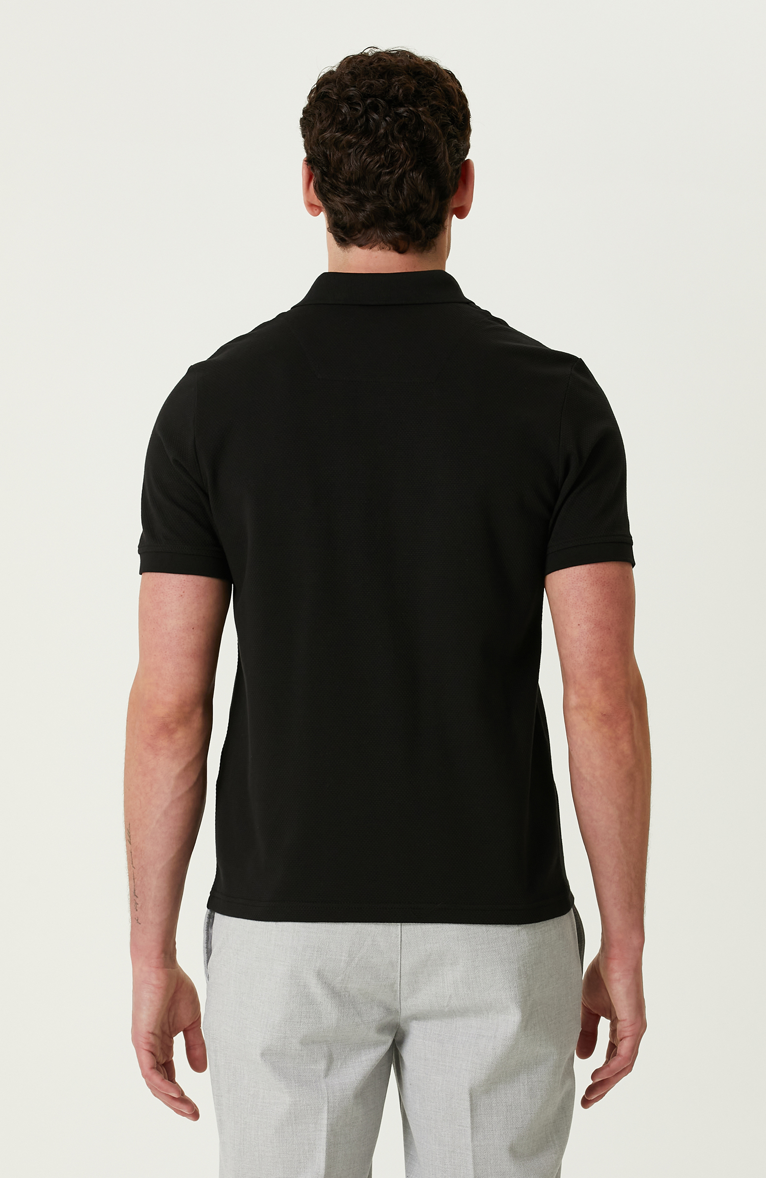 Siyah Polo T-shirt