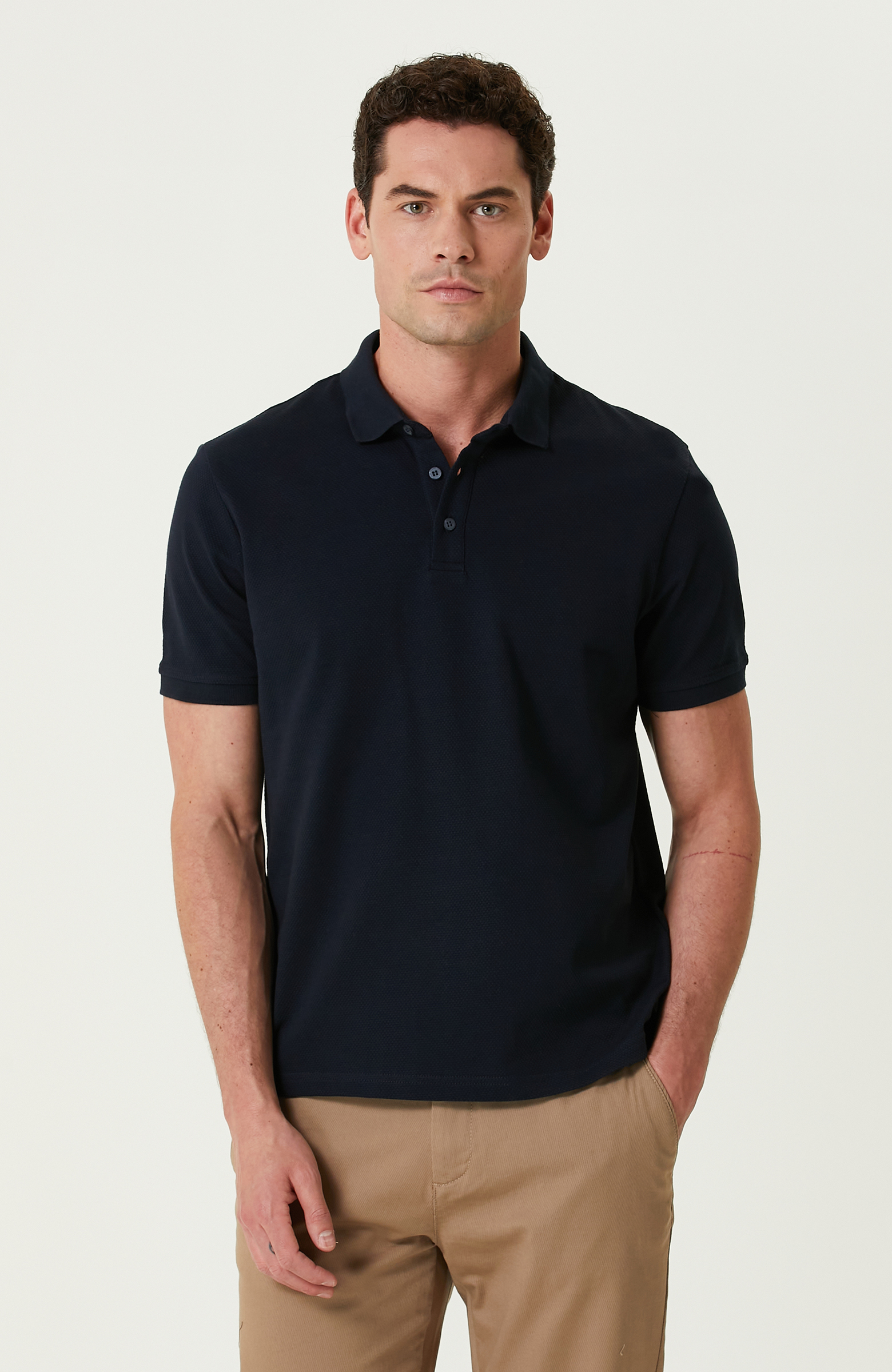 Lacivert Polo T-shirt_0