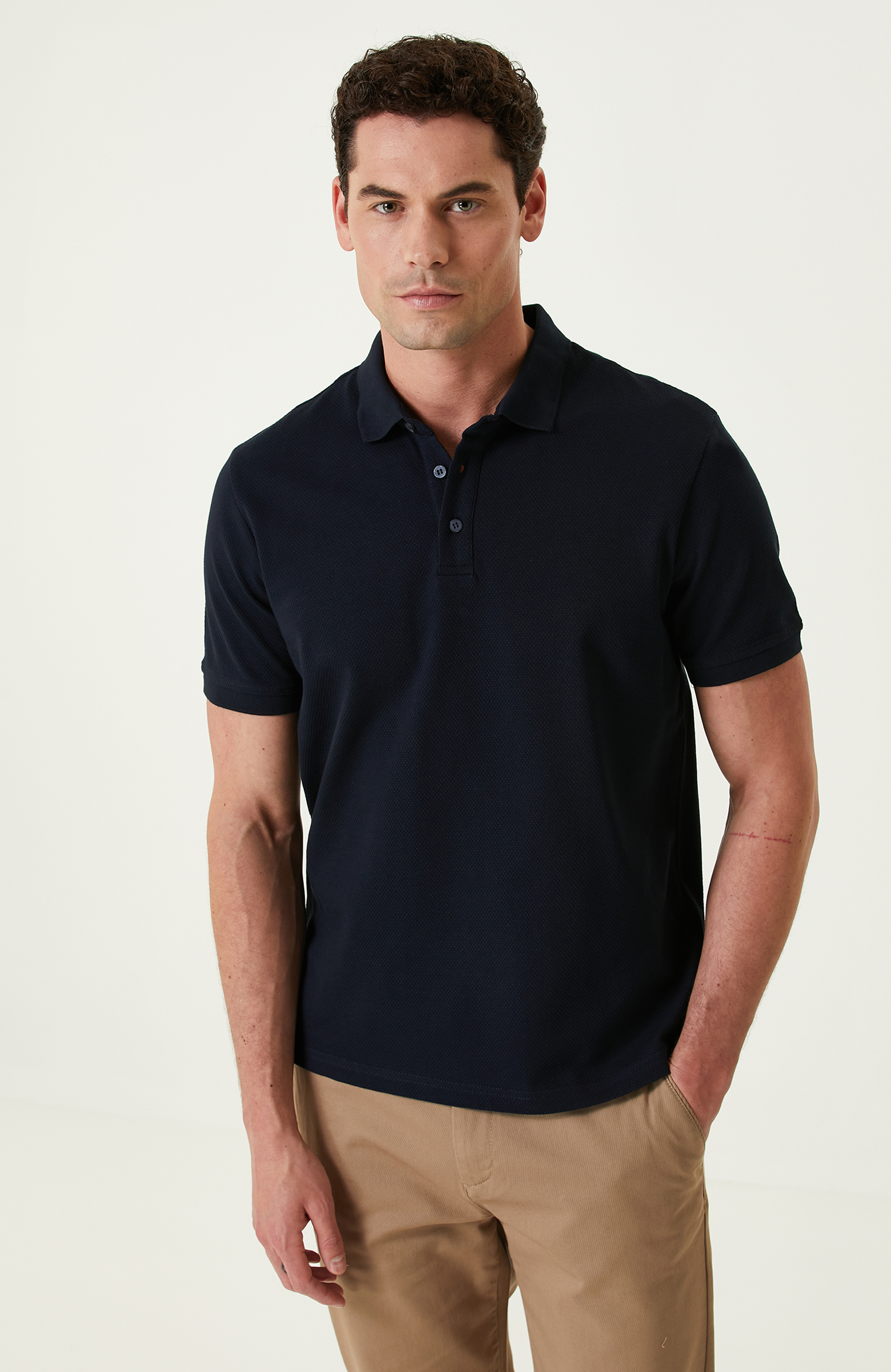 Lacivert Polo T-shirt_1