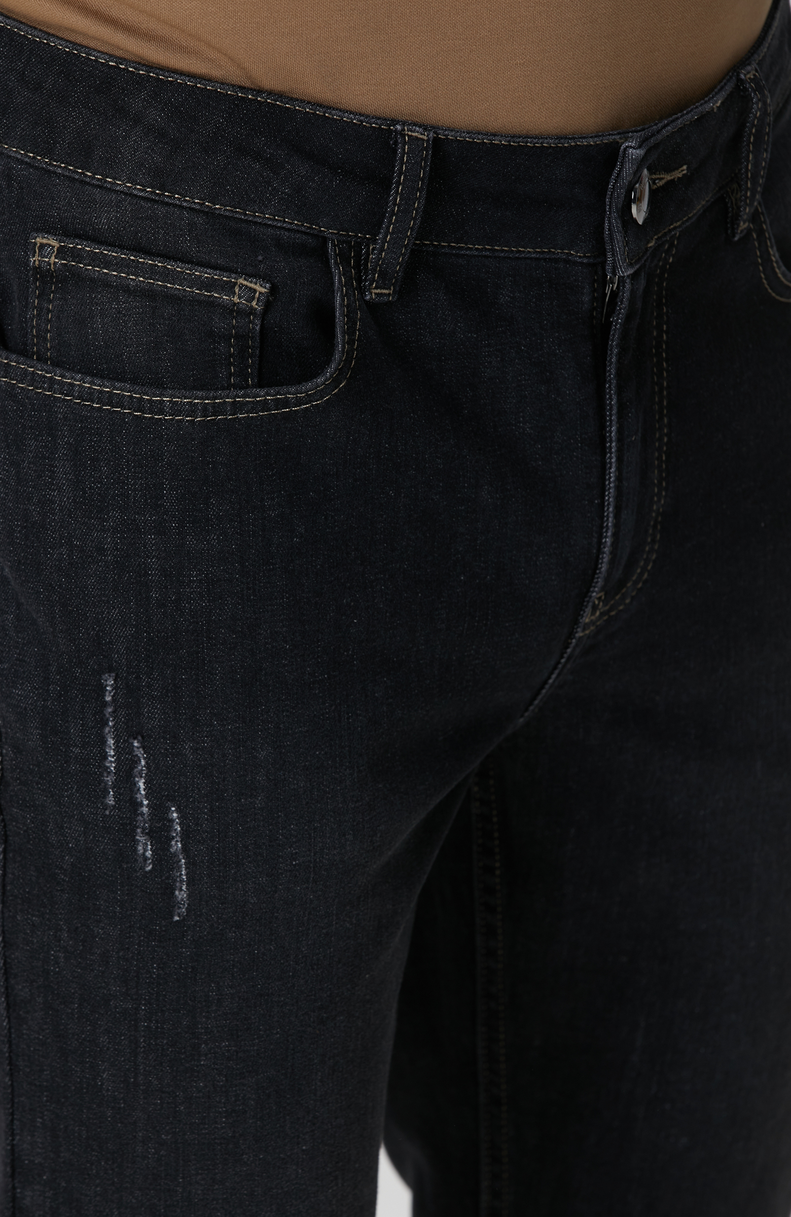 Antrasit Denim Pantolon
