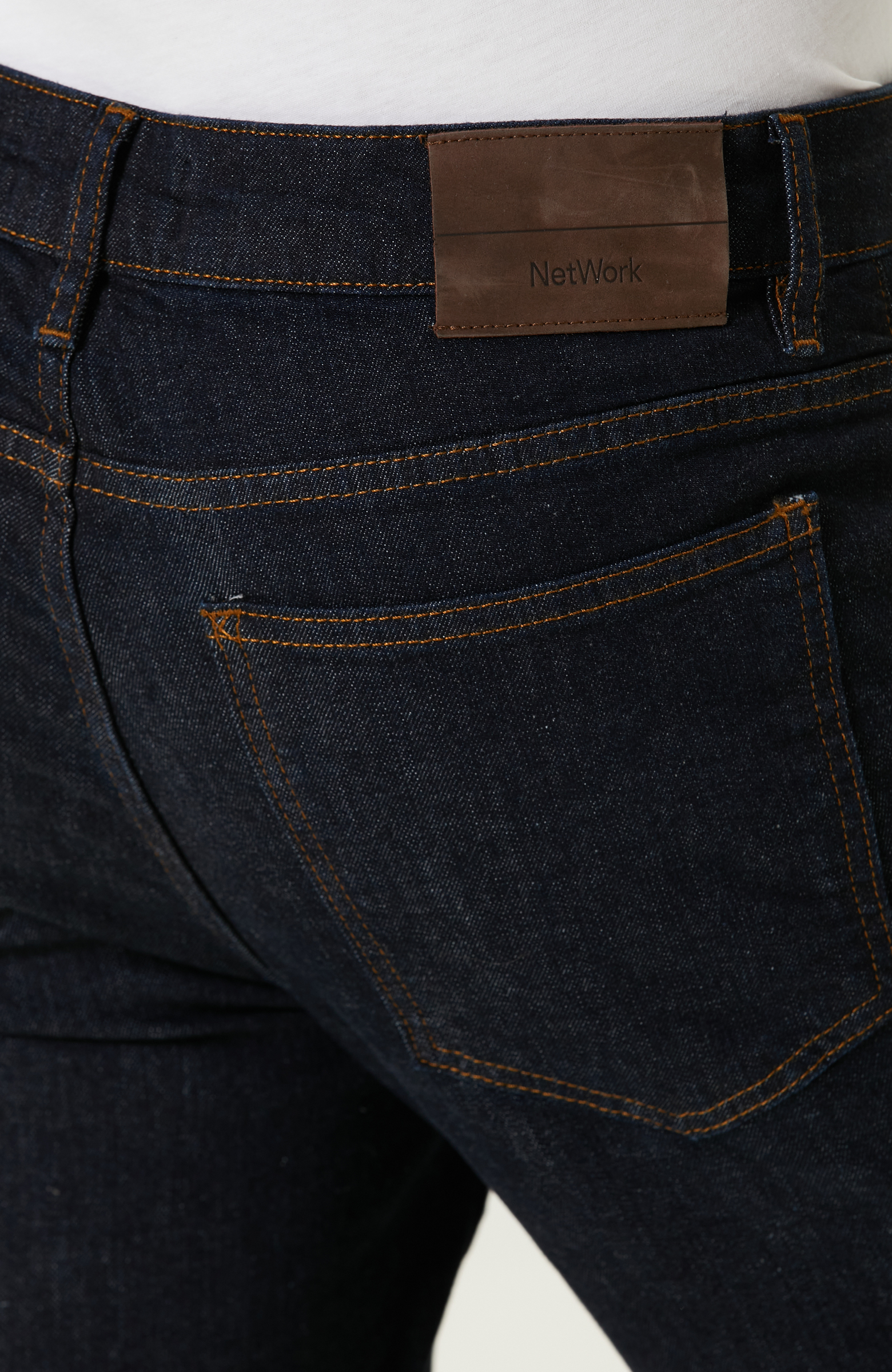 Lacivert Denim Pantolon_4