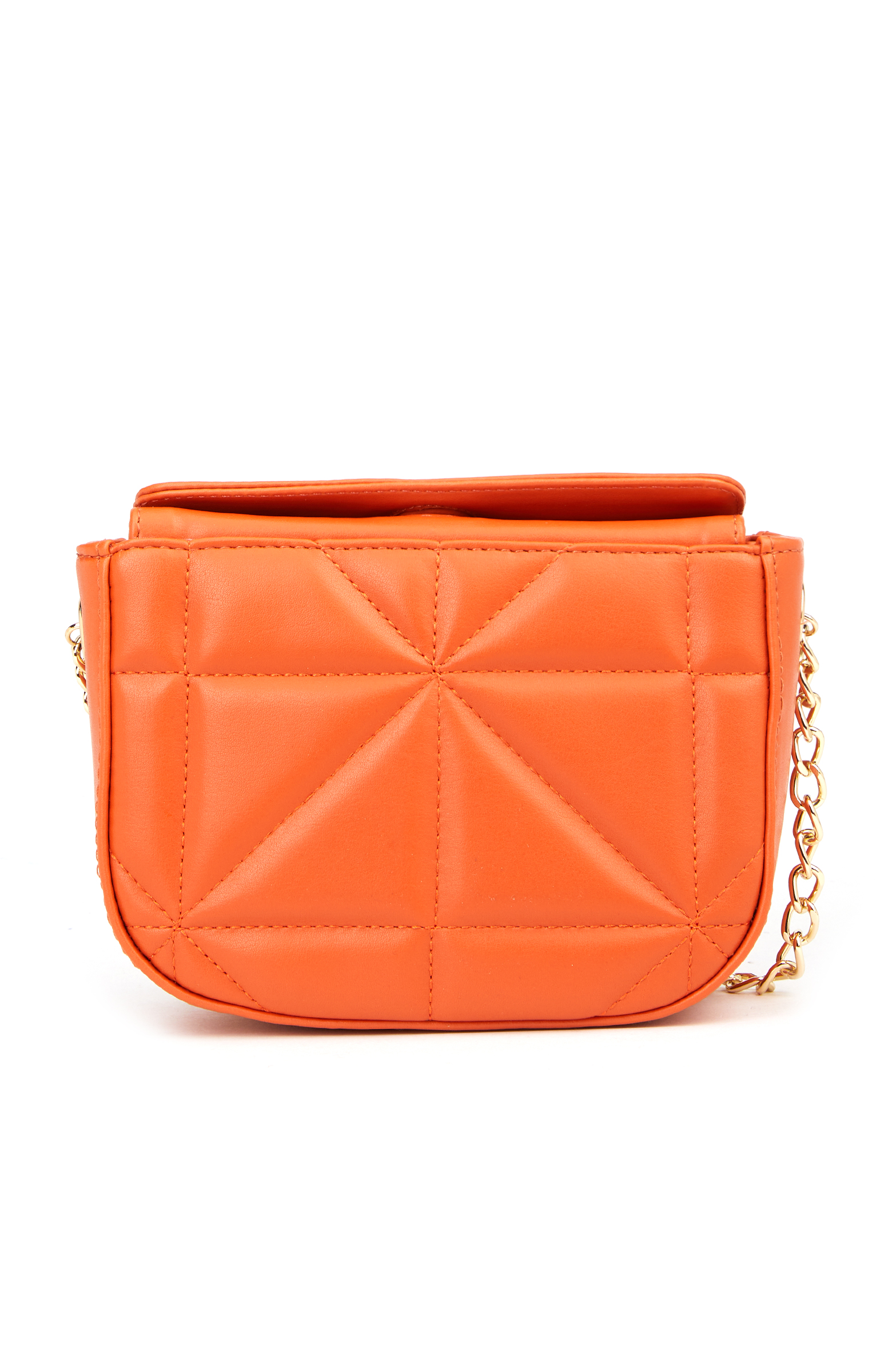 Turuncu Kapitoneli Kadın Çanta