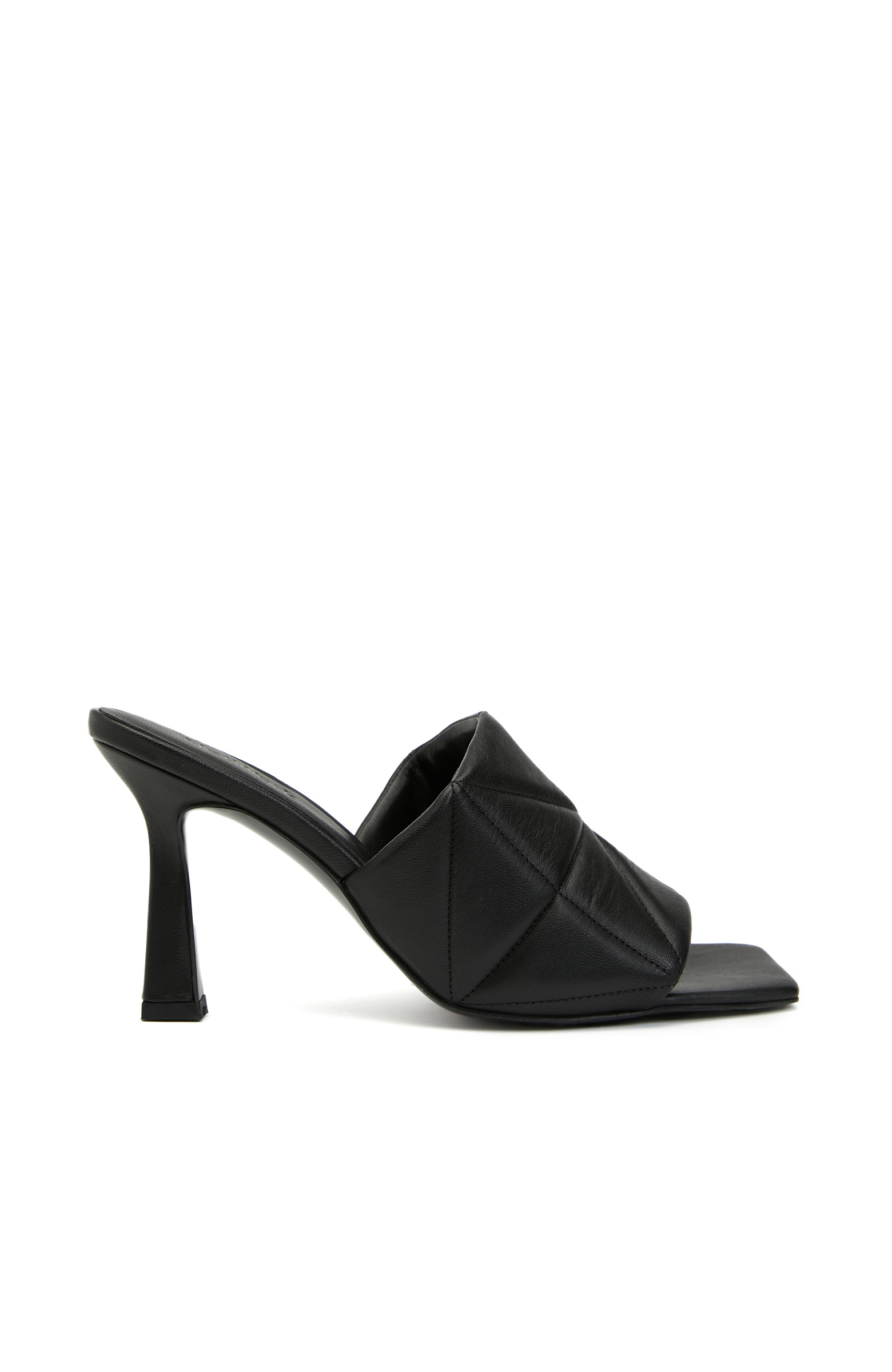 Siyah Kadın Deri Terlik