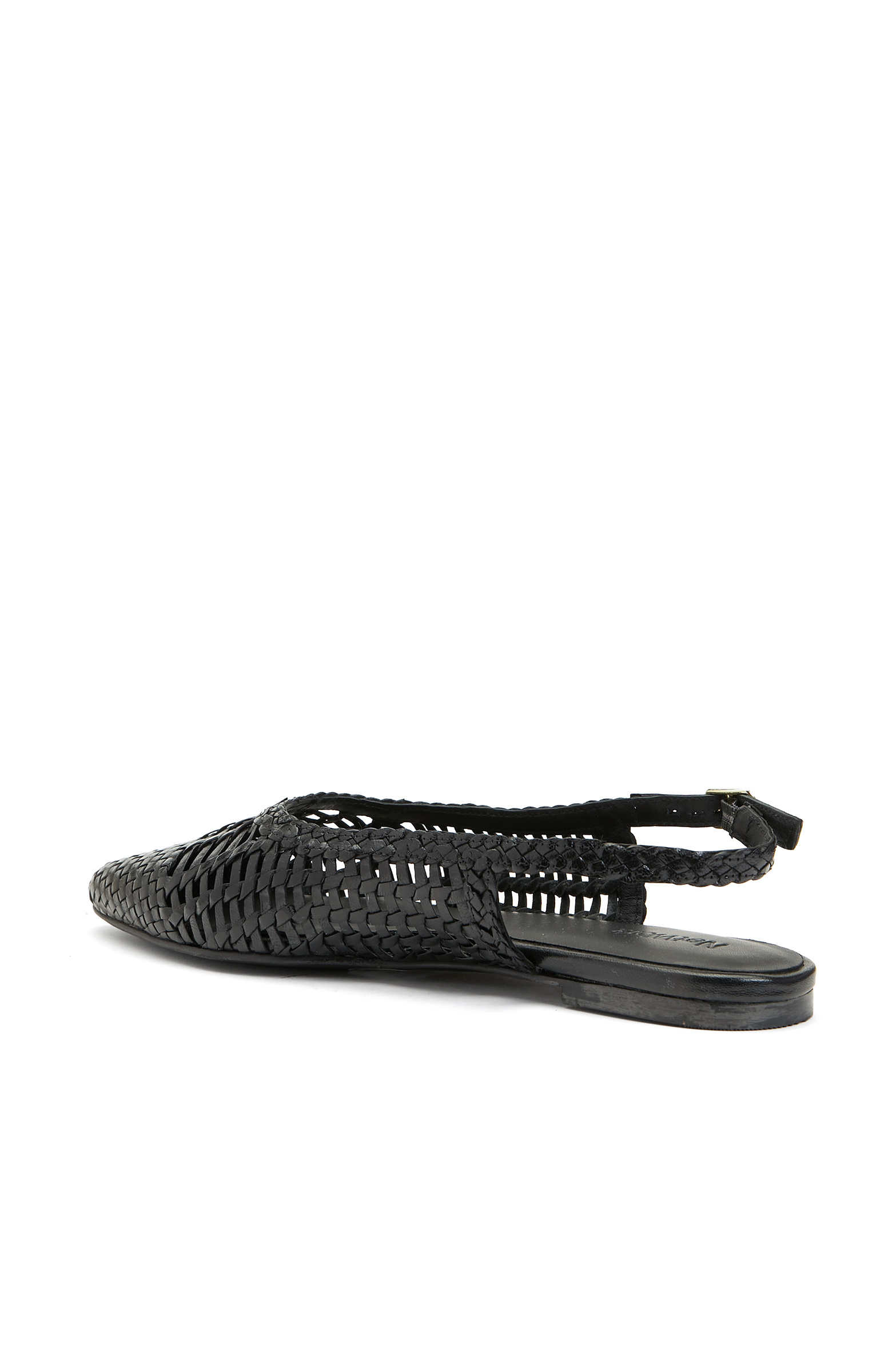 Siyah Kadın Deri Babet