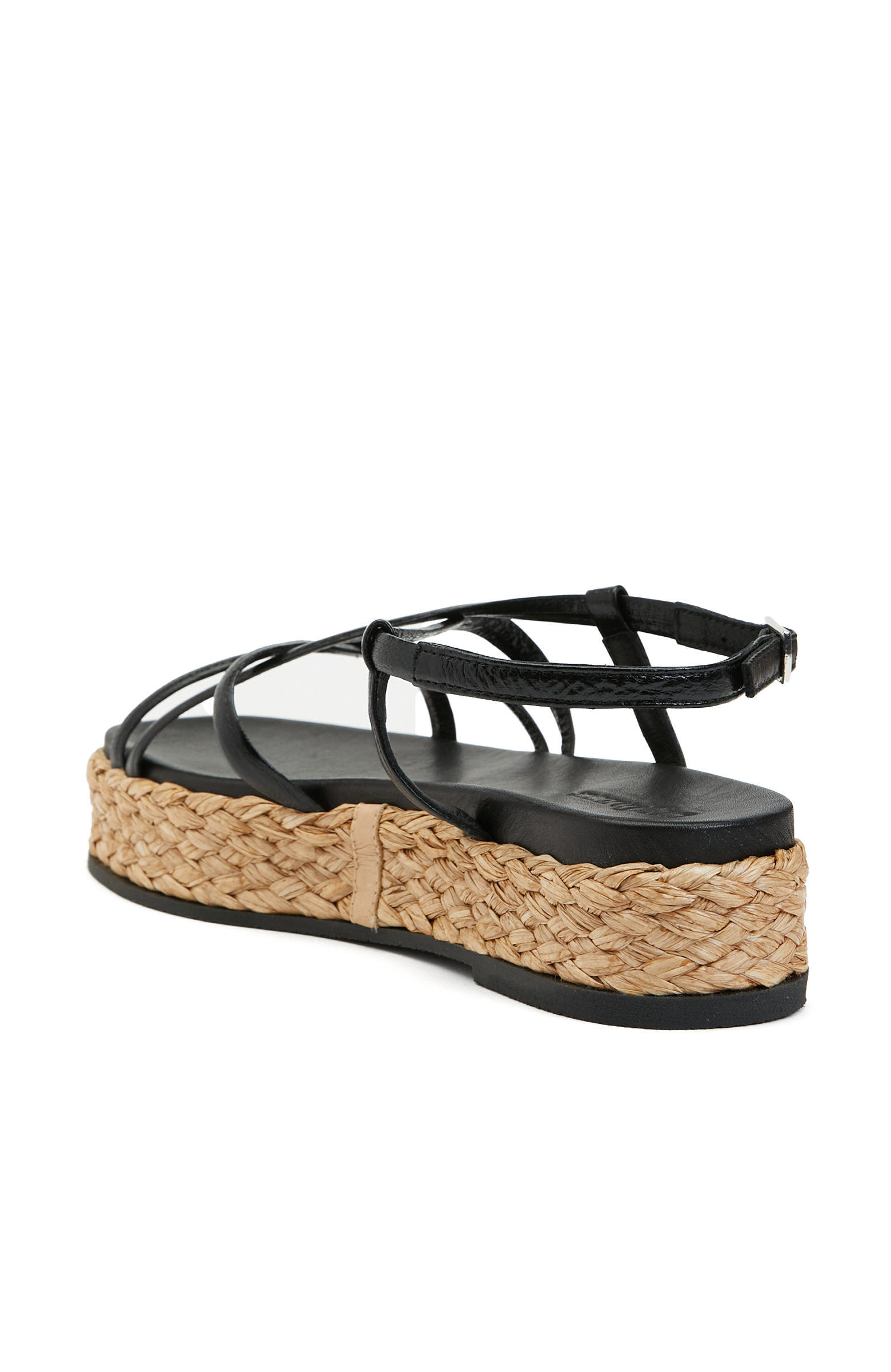 Black Women's Leather Sandals