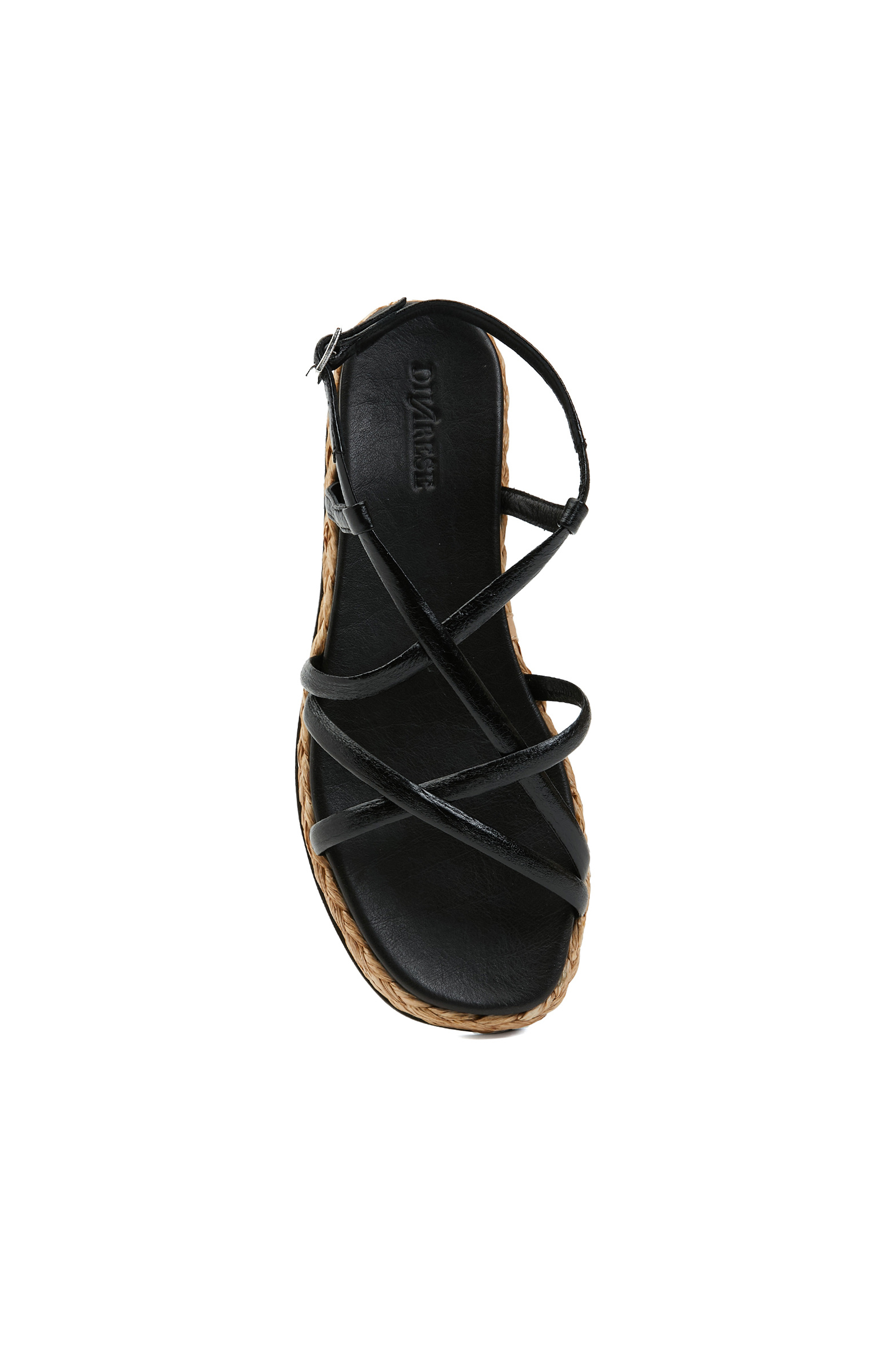 Black Women's Leather Sandals