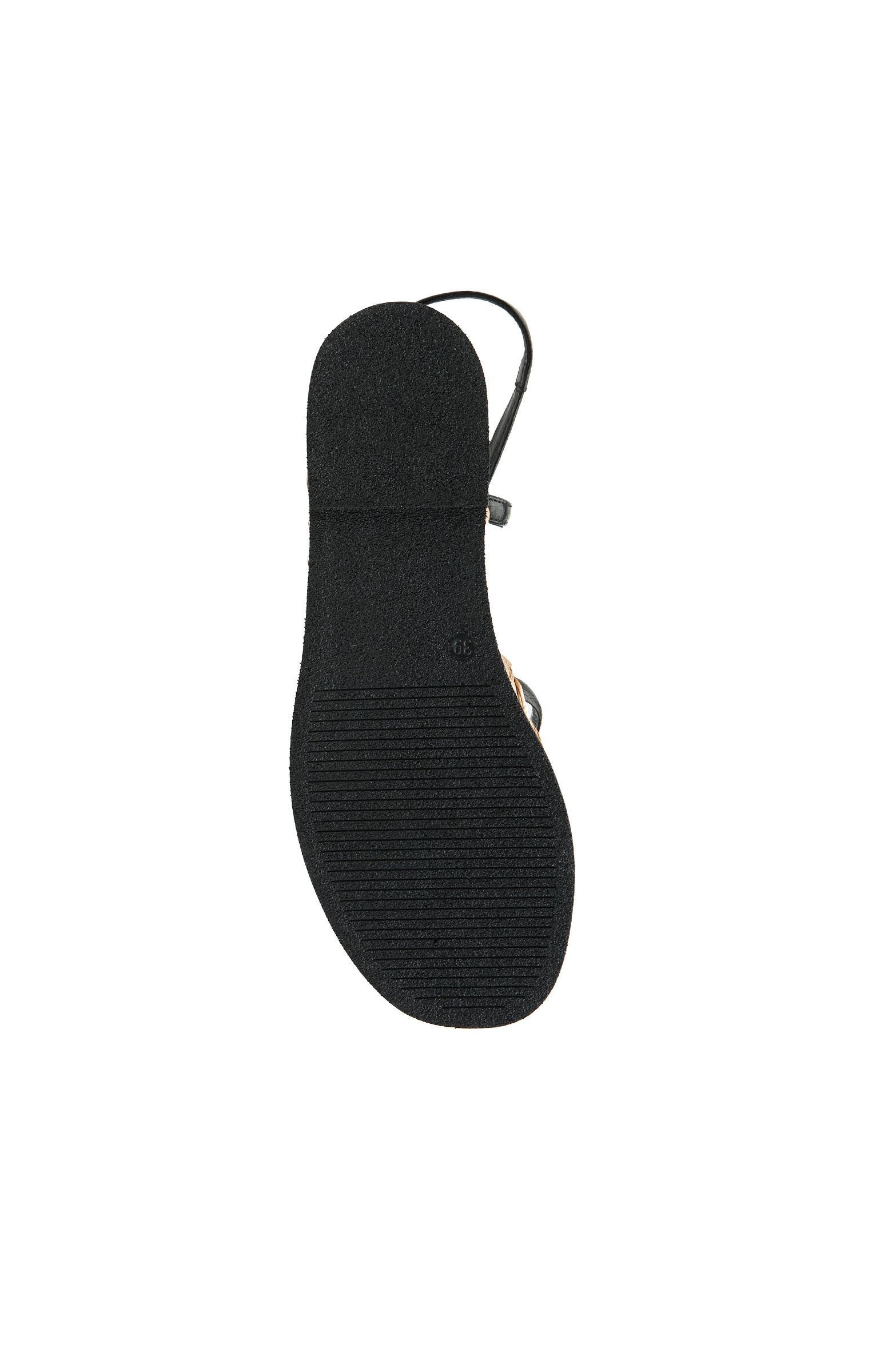 Black Women's Leather Sandals