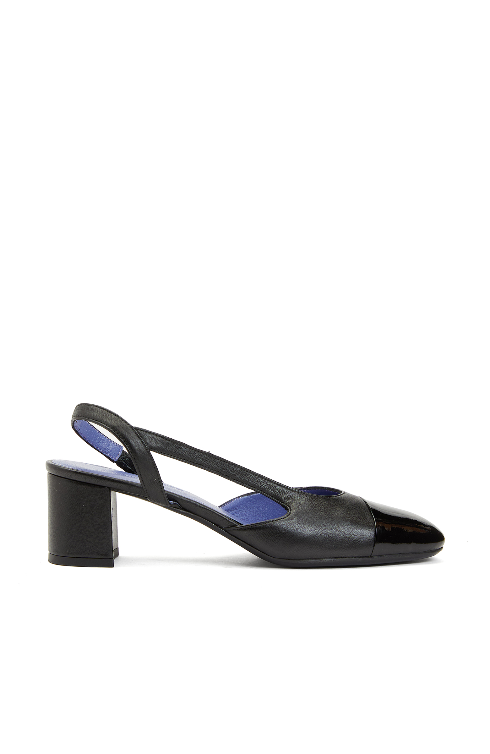 Siyah Kadın Deri Stiletto -1