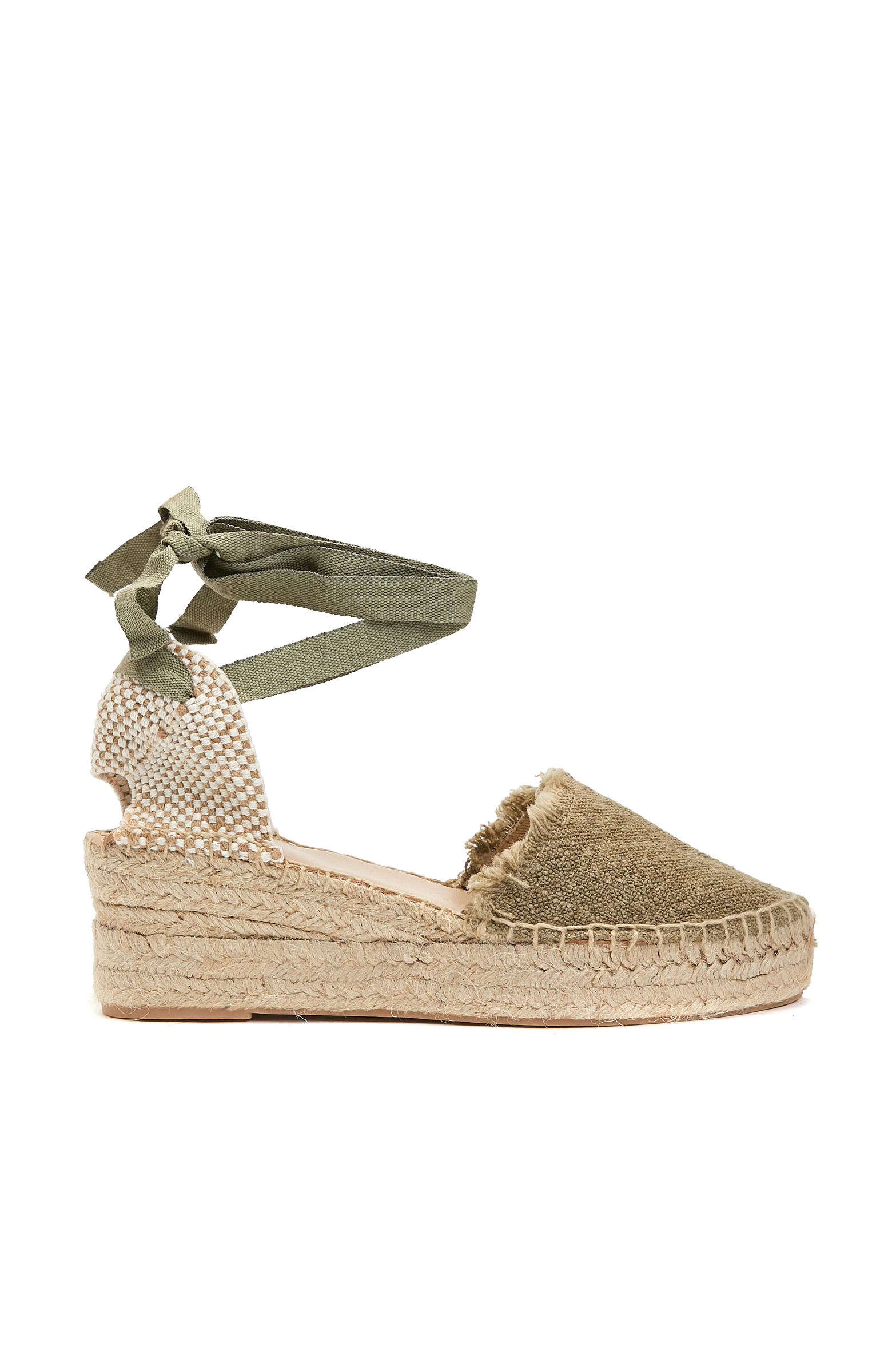 Haki Kadın Espadril -1