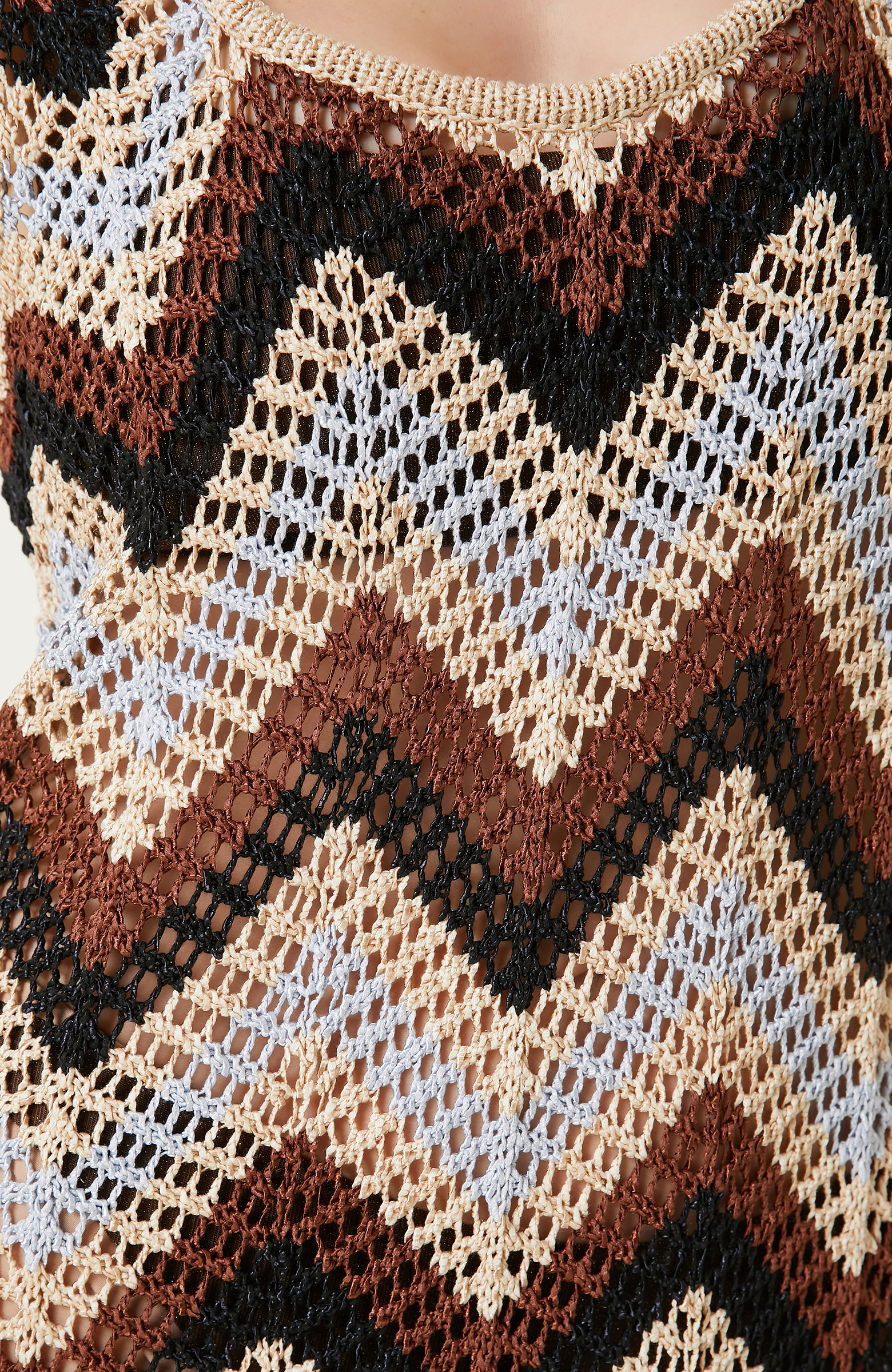 Kahverengi Plaj Elbise