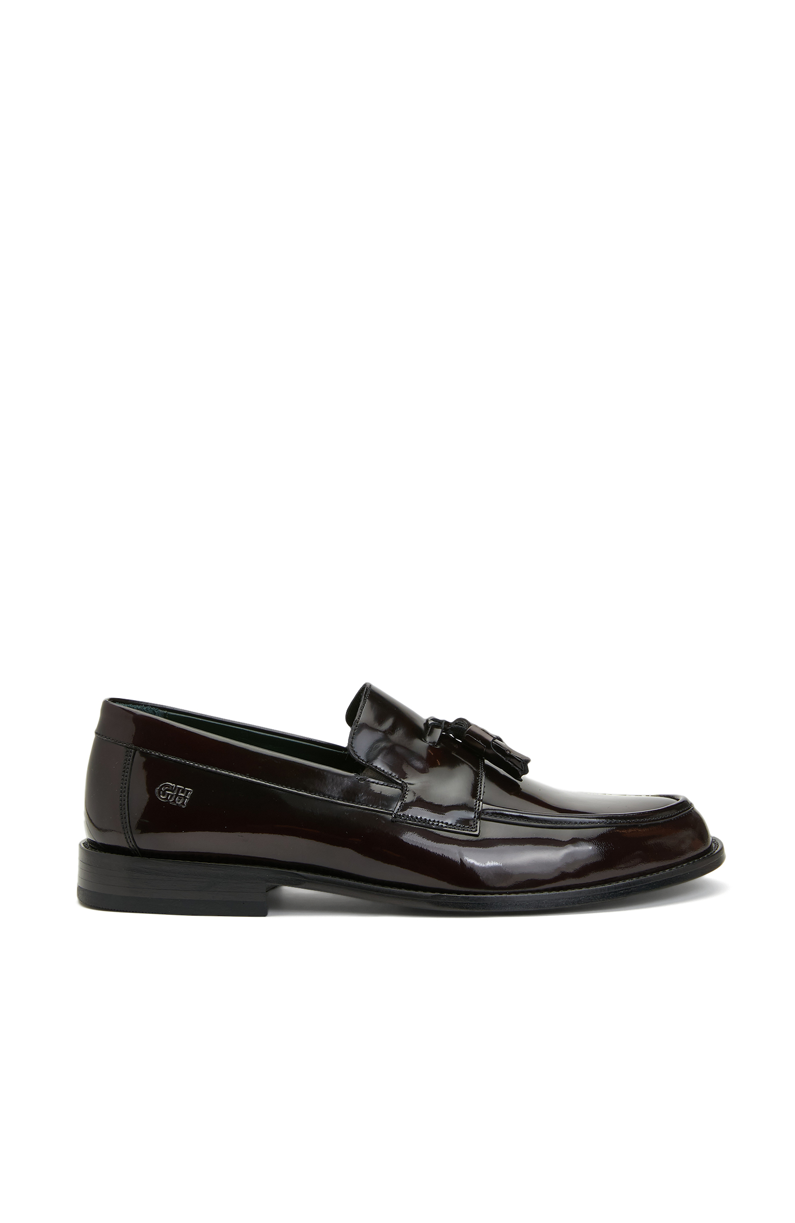 Bordo Rugan Püsküllü Deri Erkek Loafer -1