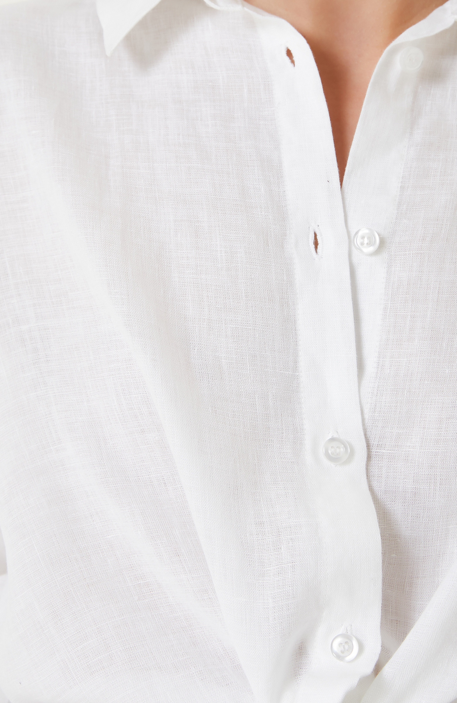 White Linen Shirt