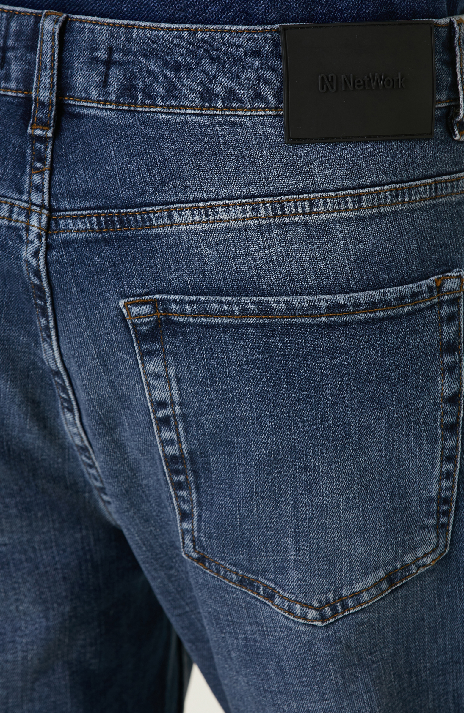 Lacivert Denim Pantolon