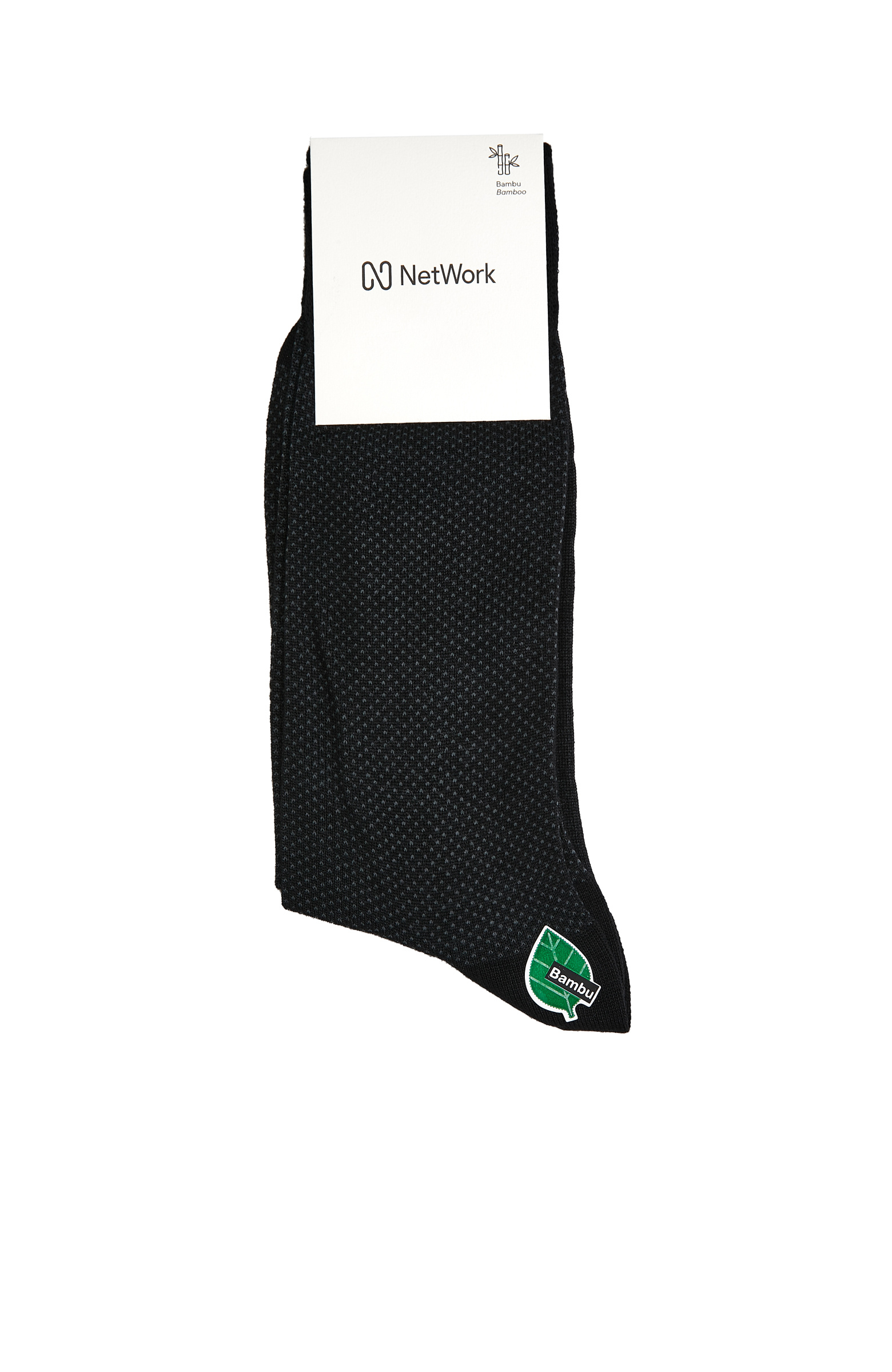 Siyah Erkek Bambu Çorap