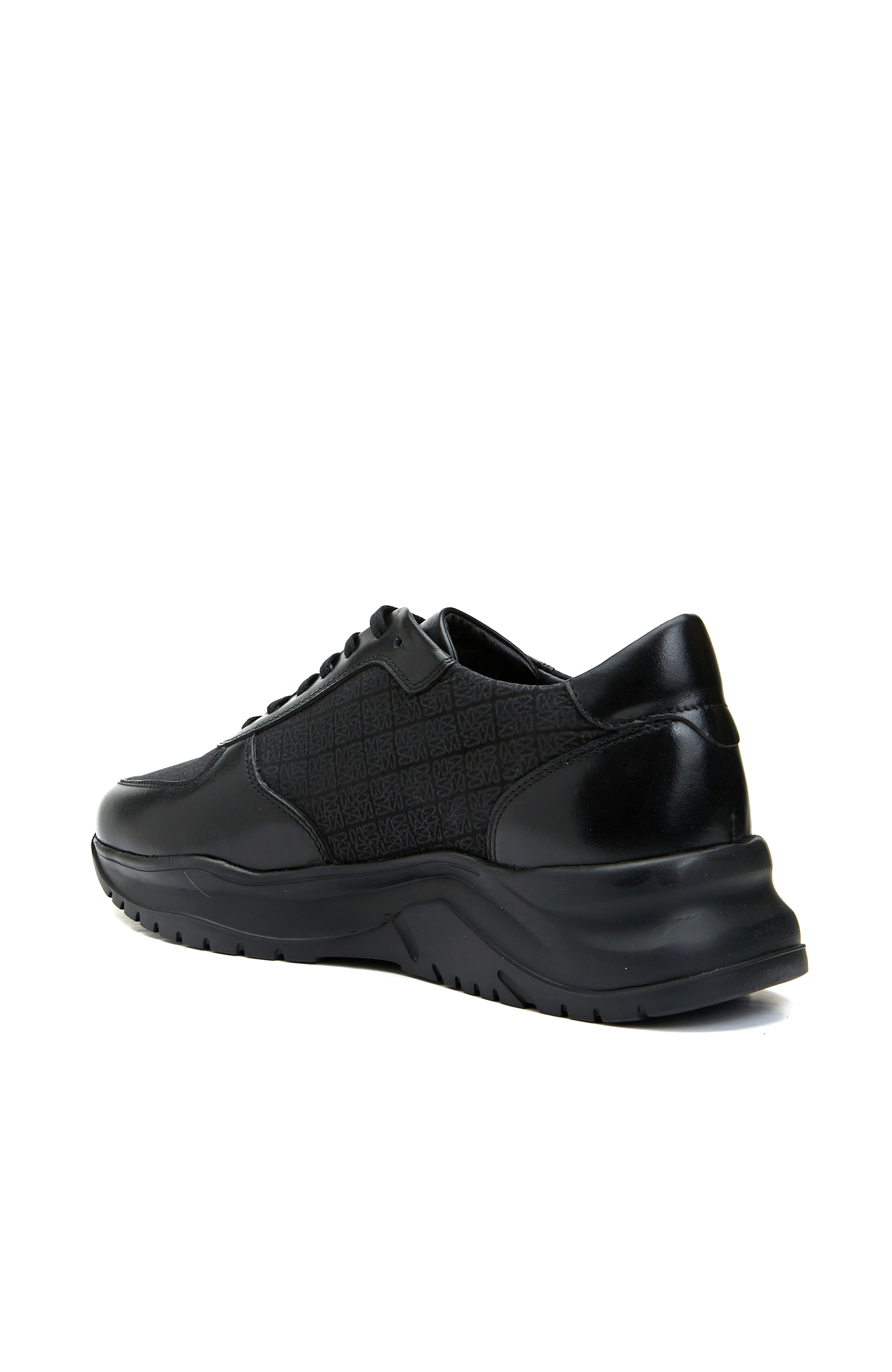 Siyah Erkek Deri Sneaker