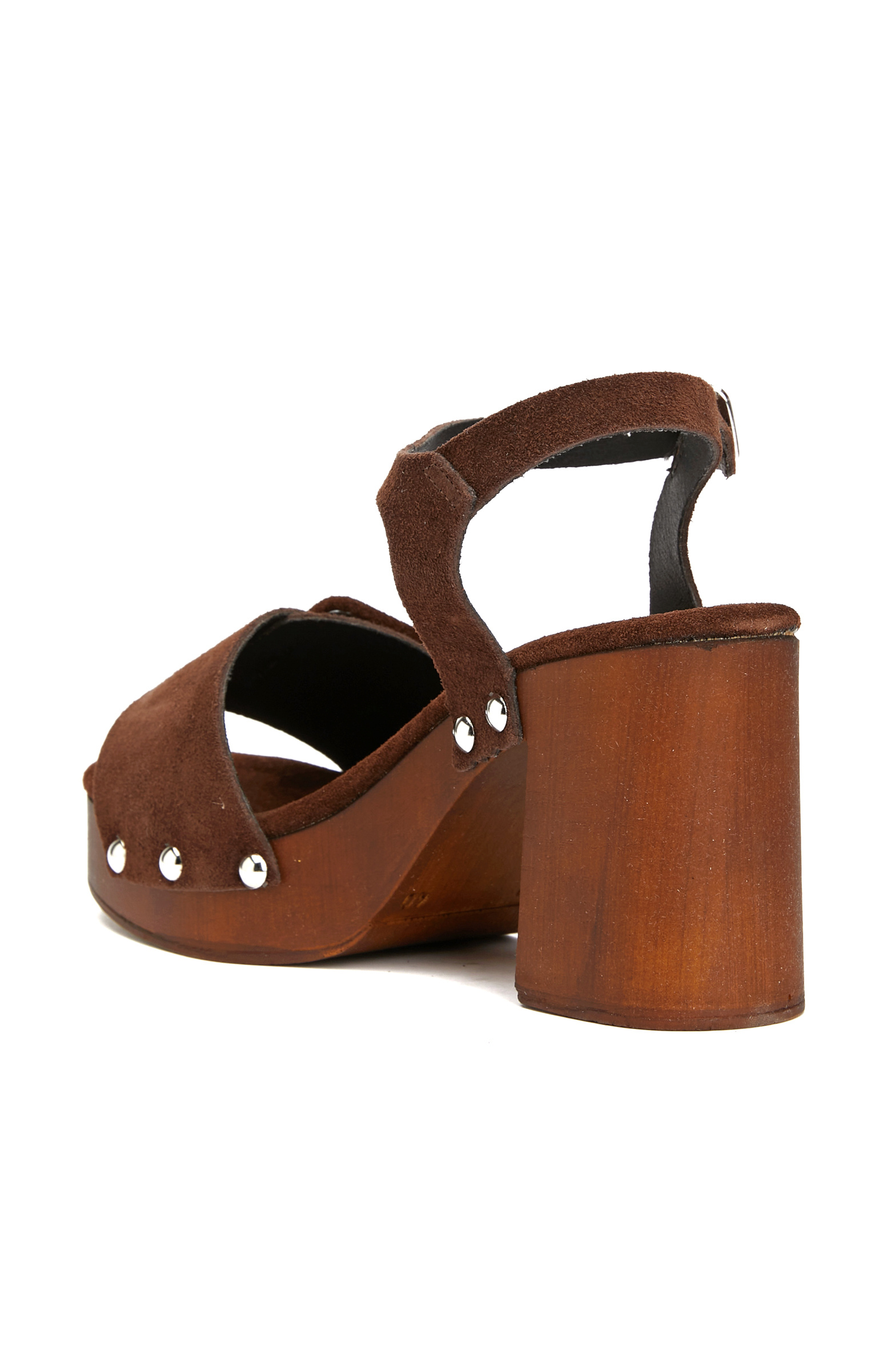 Brown Women's Suede Sandals