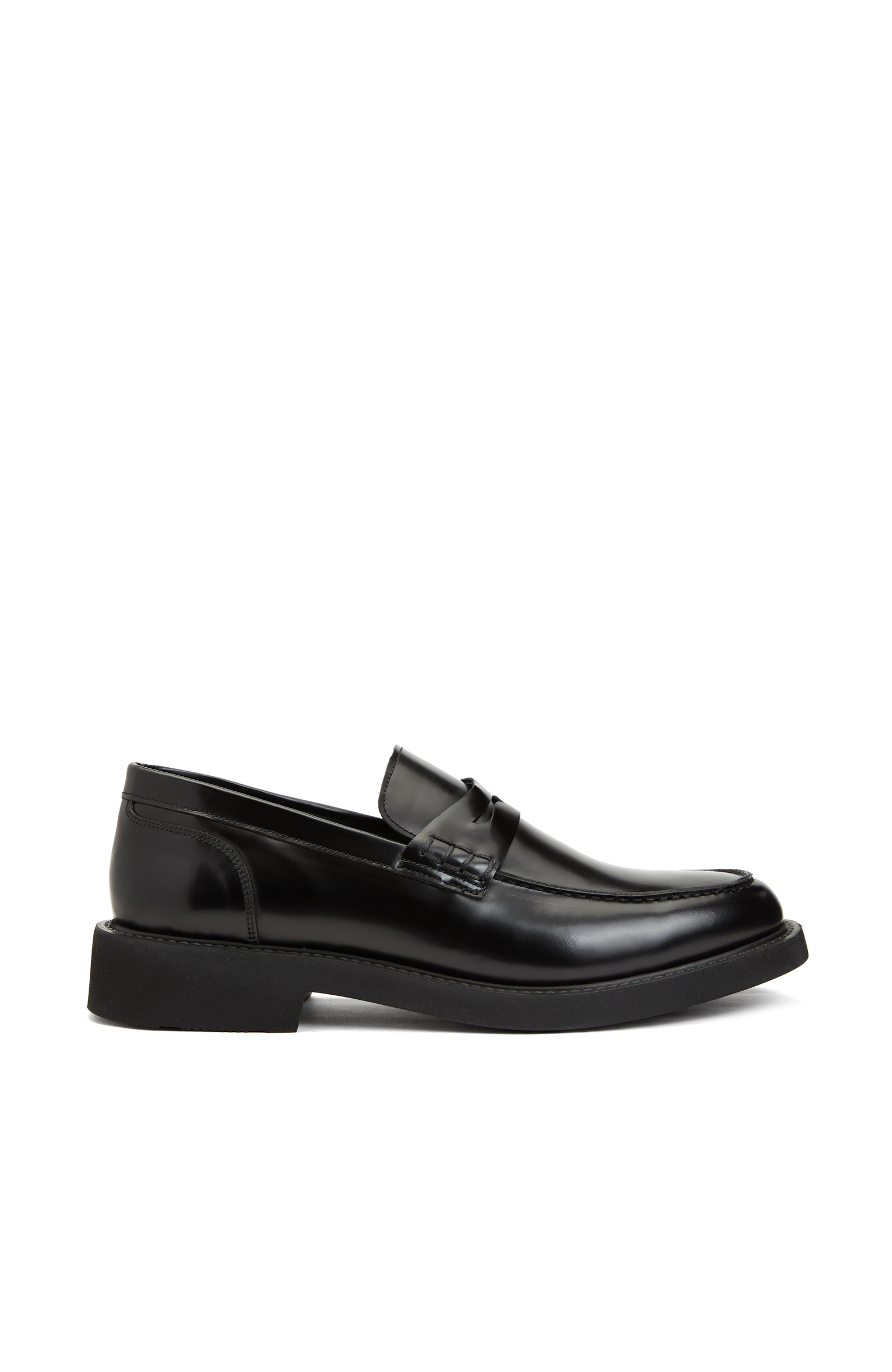 Siyah Erkek Deri Loafer -1