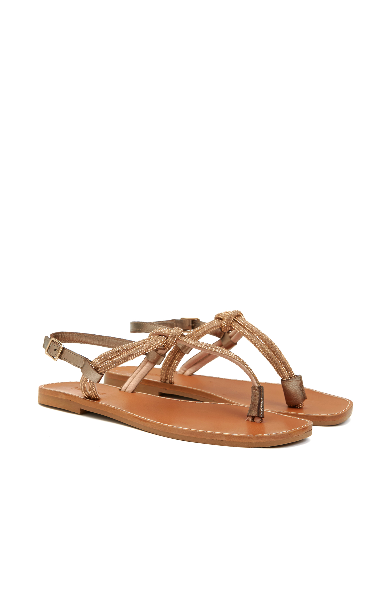 Bronz Kadın Sandalet