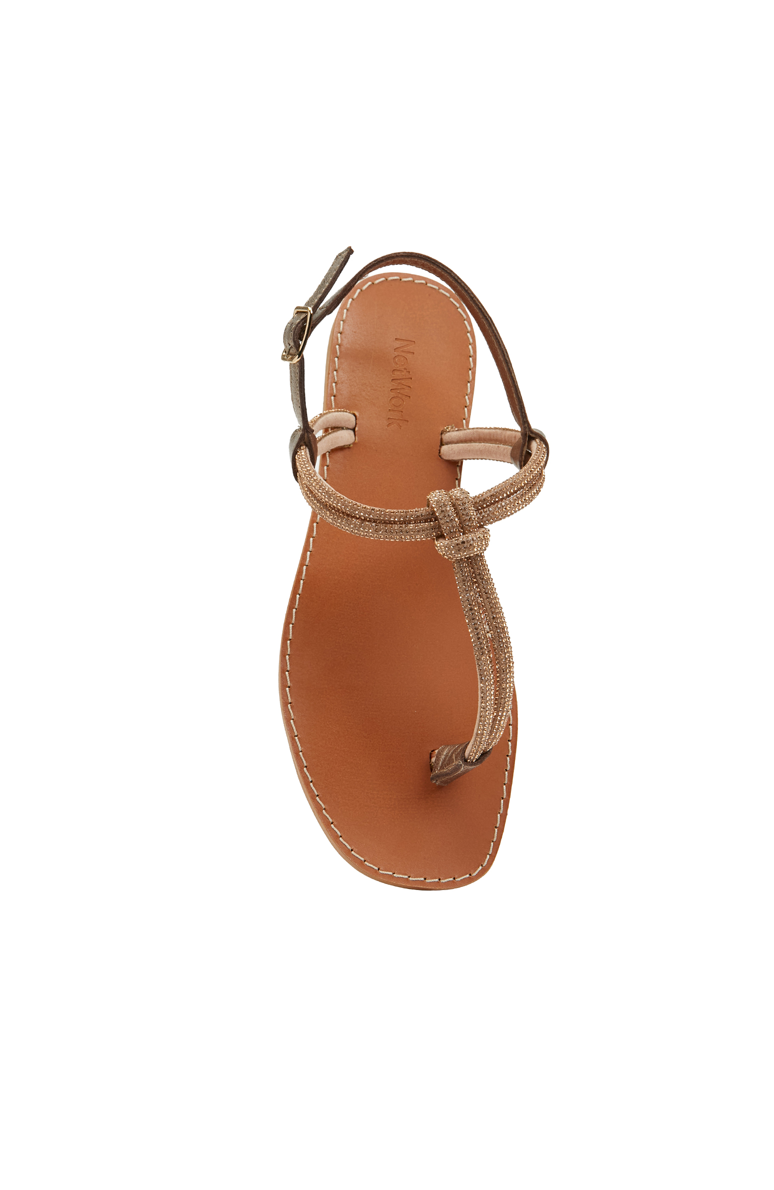 Bronz Kadın Sandalet